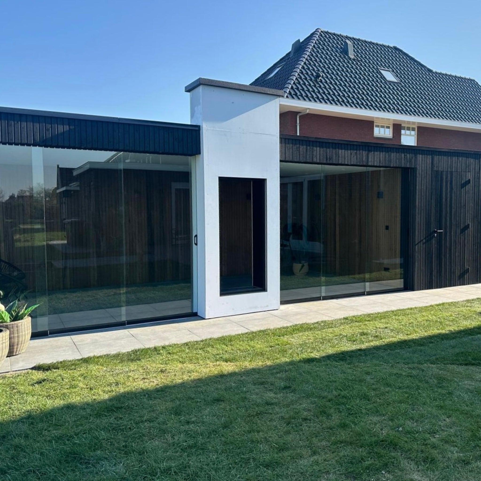 Inbouw van een Bio Ethanol Doorkijkhaard in een Serre of Tuinhuis