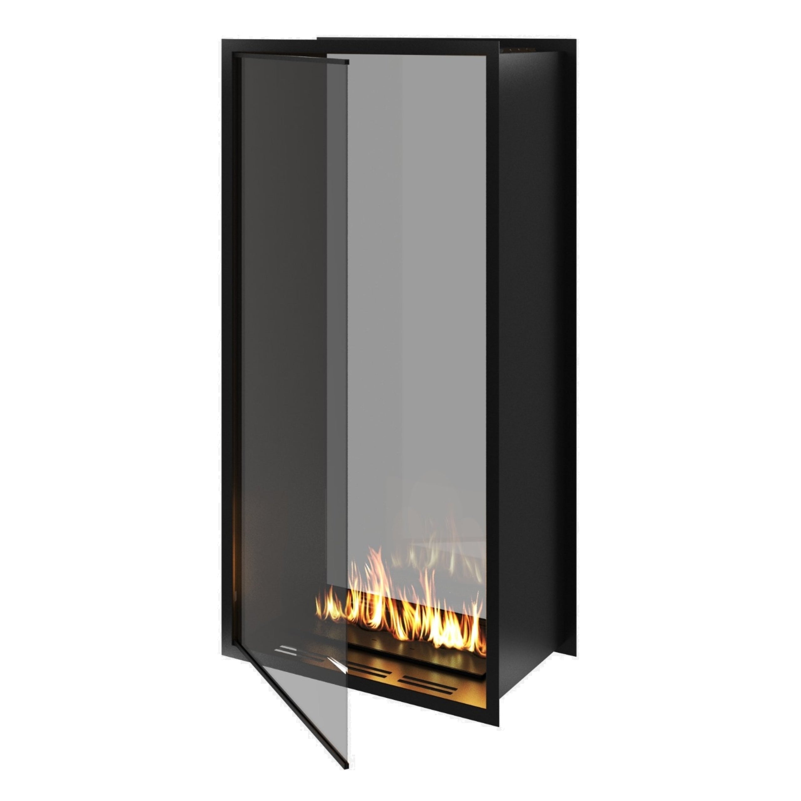 Fame Verticale Doorkijkhaard Met Volle Glas