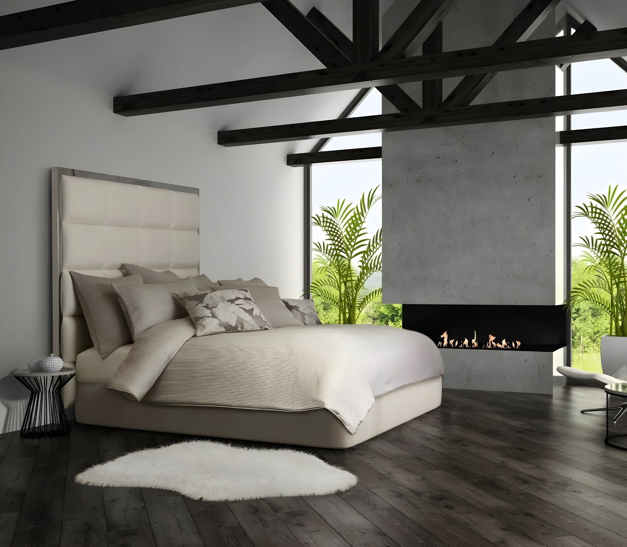 Bio Ethanol Driezijdige Inbouwhaard