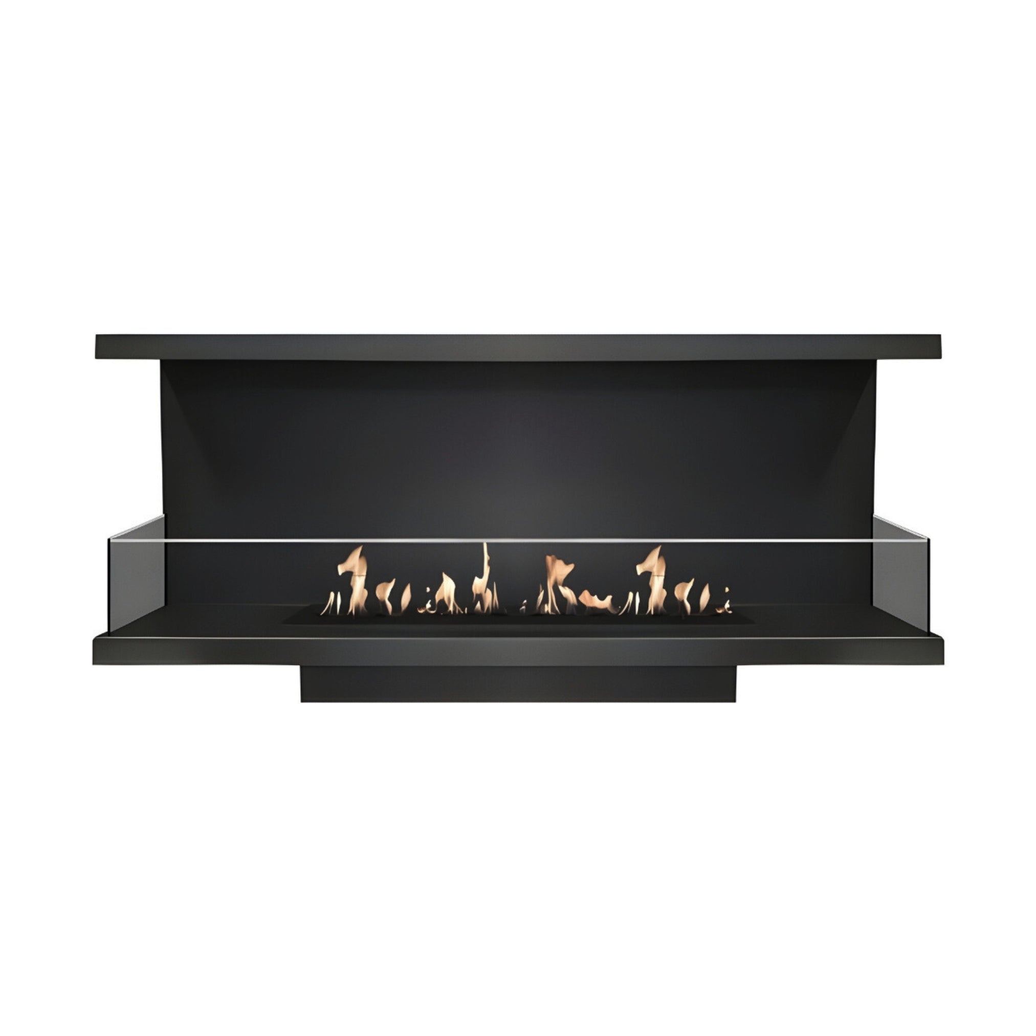 Made Driezijdig Inbouwhaard 130 cm