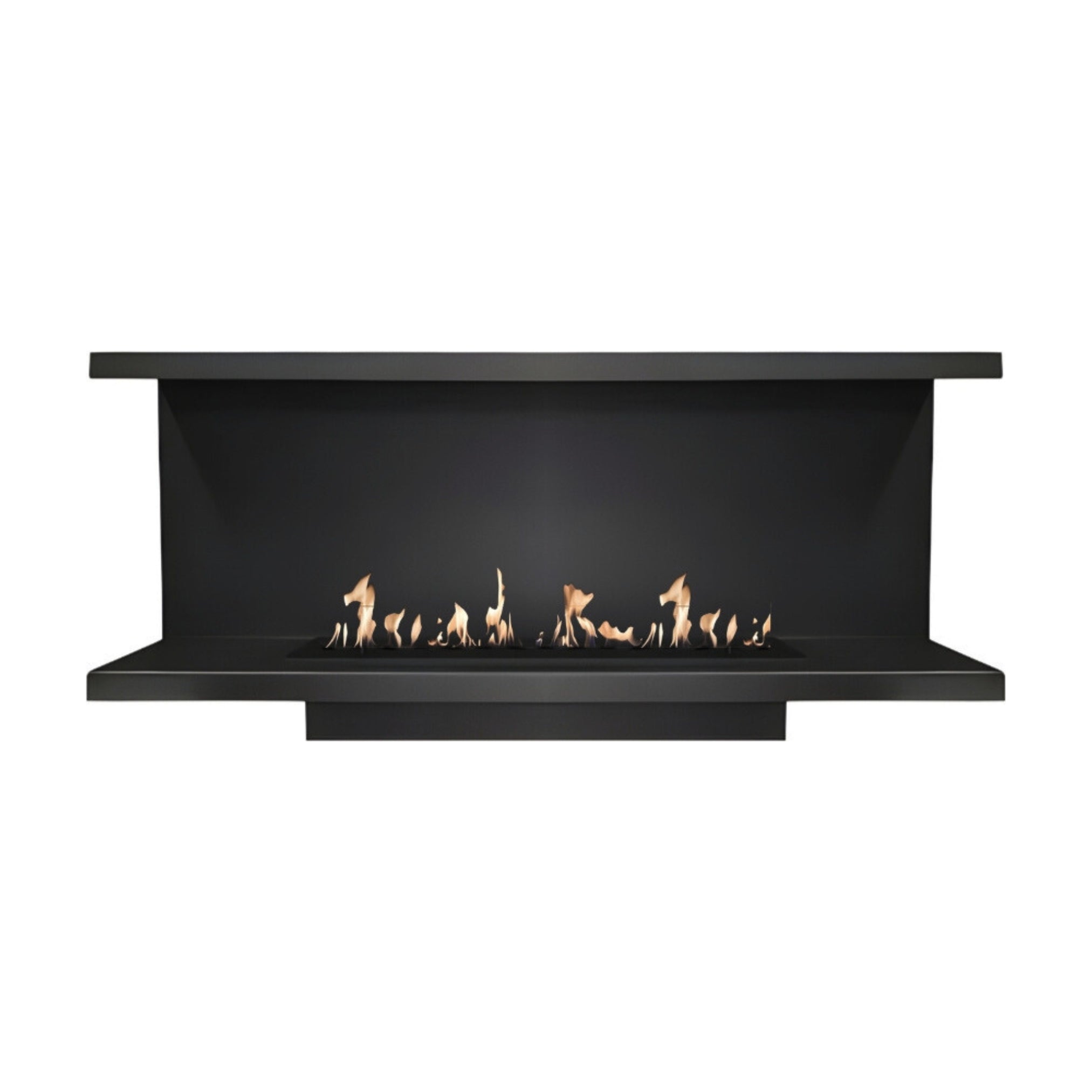 Made Driezijdig Inbouwhaard 140 cm