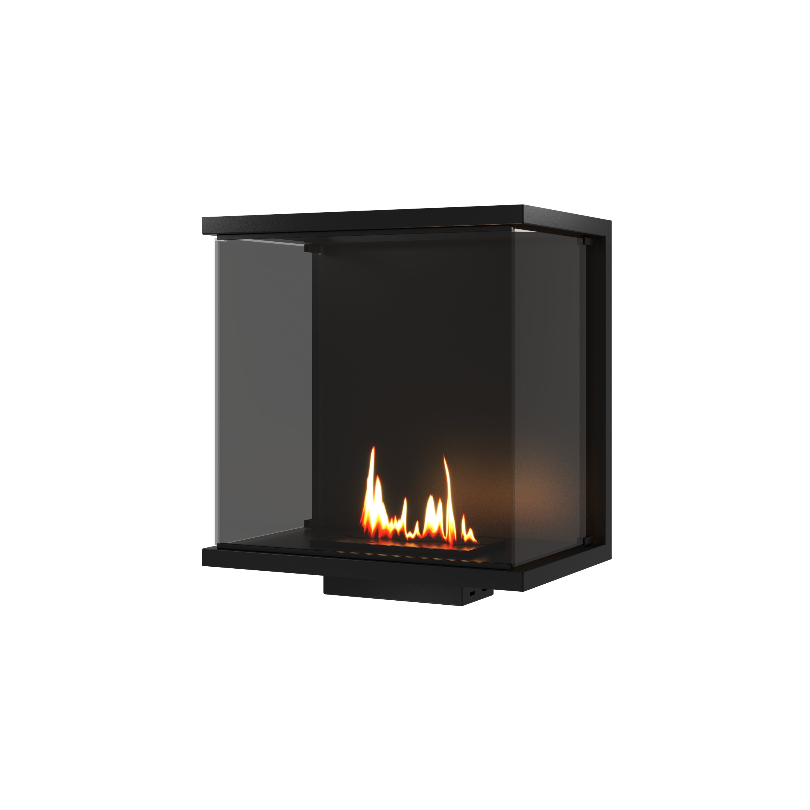 Made Driezijdig Inbouwhaard Volle Glas 60 cm