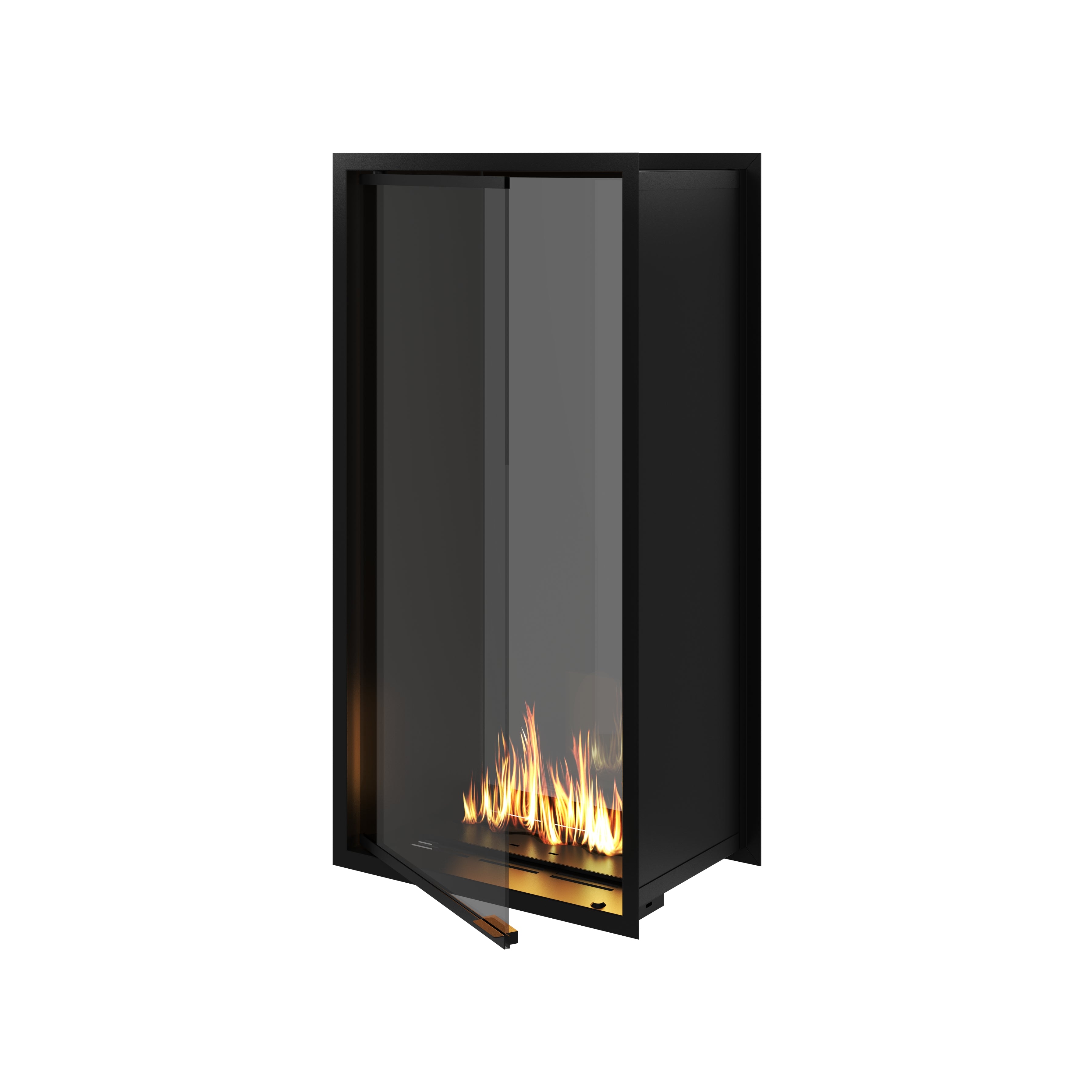 Fame Vertical Doorkijkhaard Met Volle Glas 60 x 120 cm