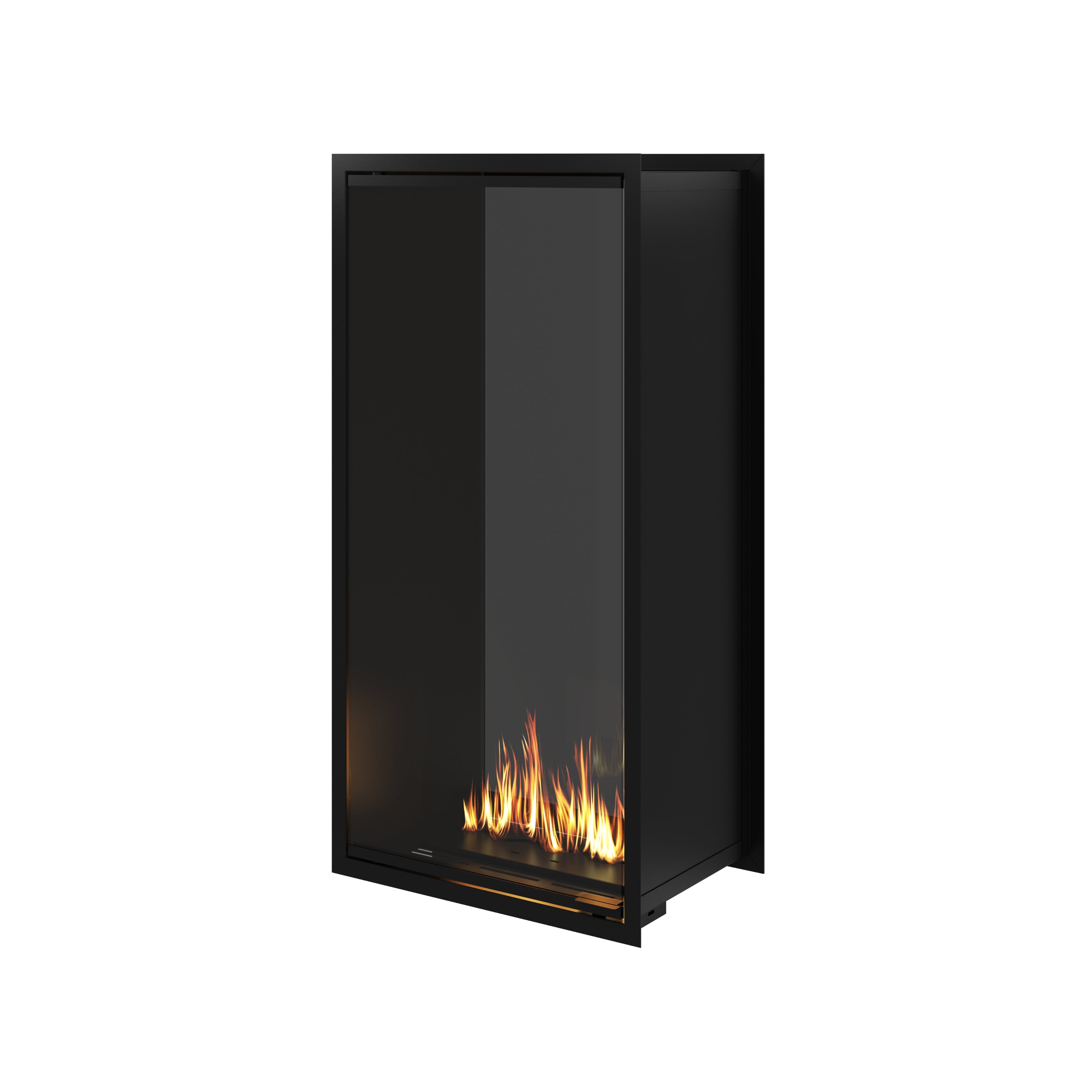 Fame Vertical Doorkijkhaard Met Volle Glas 60 x 120 cm