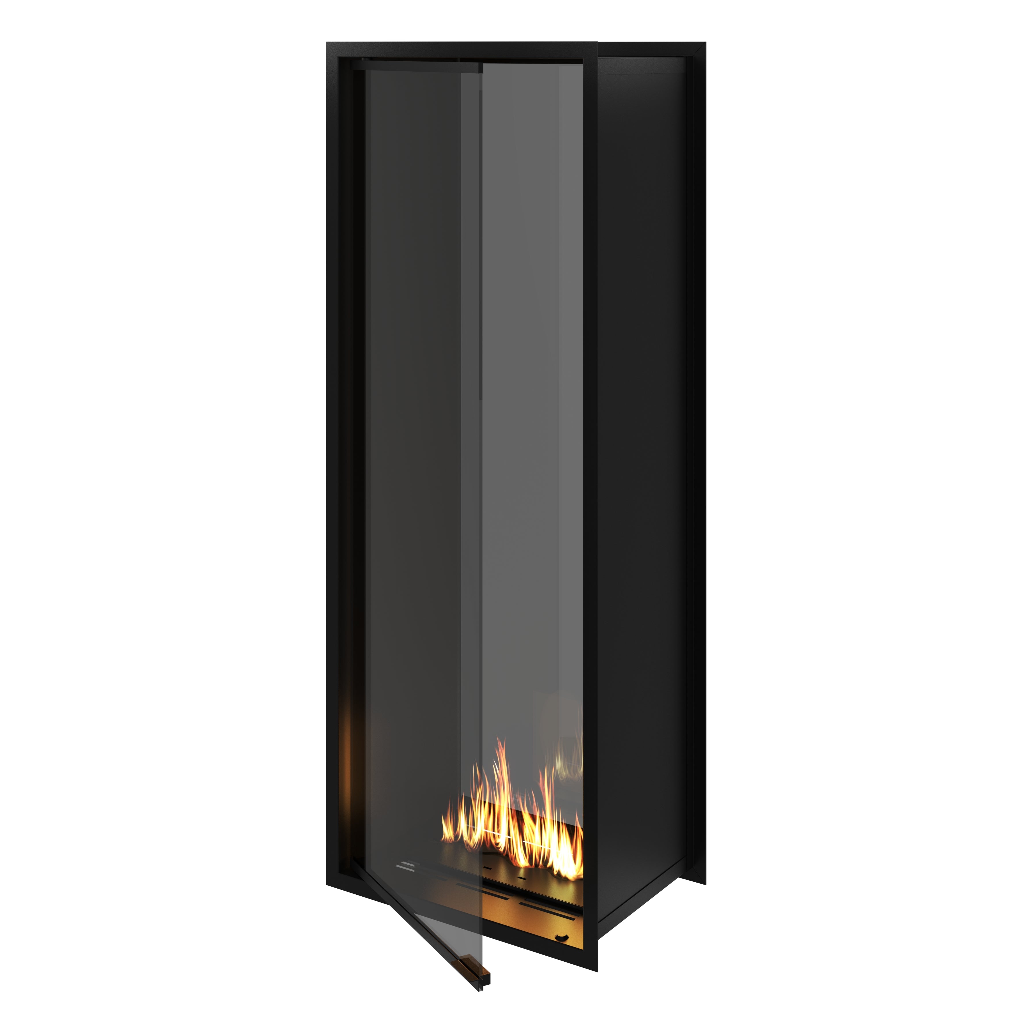 Fame Vertical Doorkijkhaard Met Volle Glas 60 x 180 cm