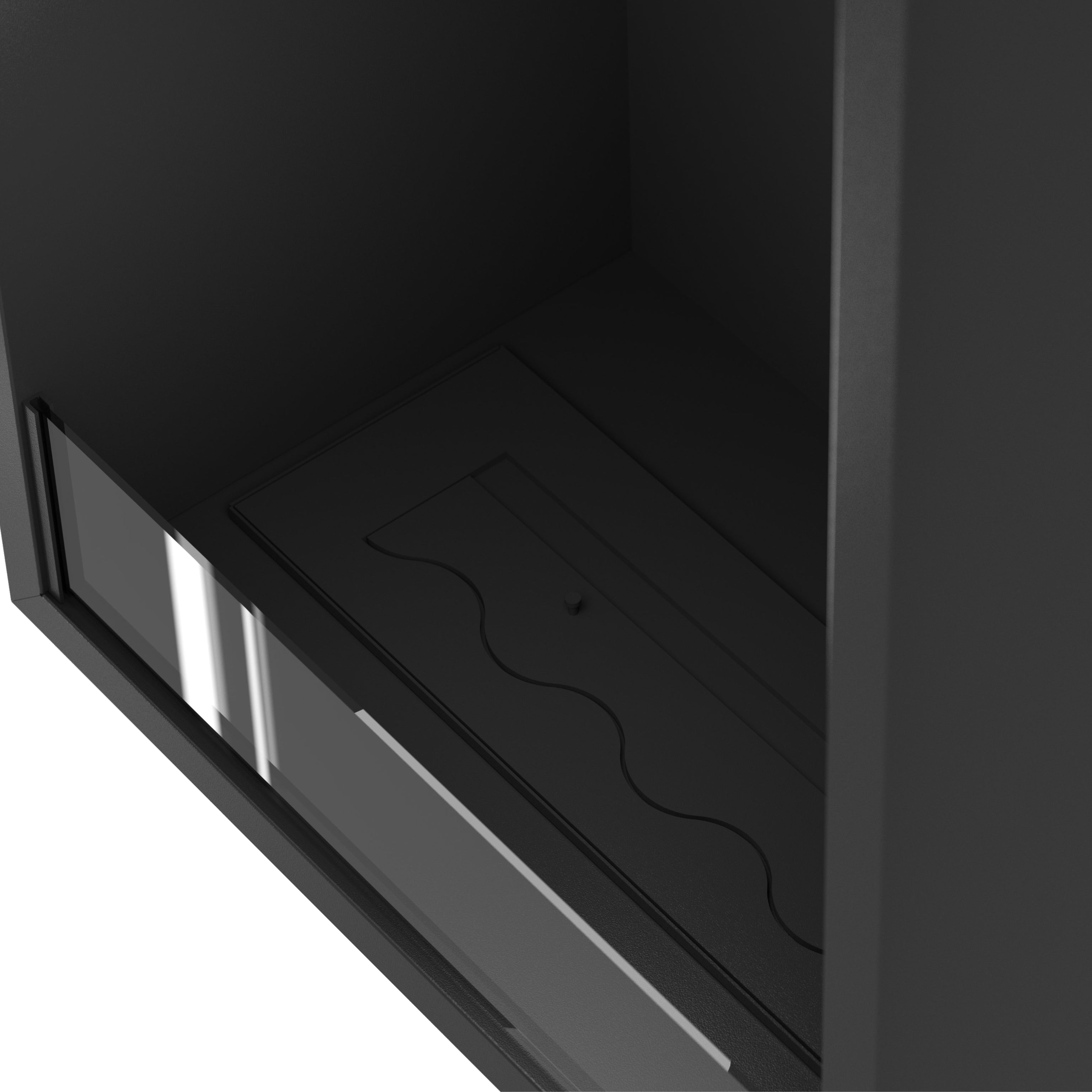 Selected Vertical Enkelzijdige Inbouwhaard 60 x 100 cm