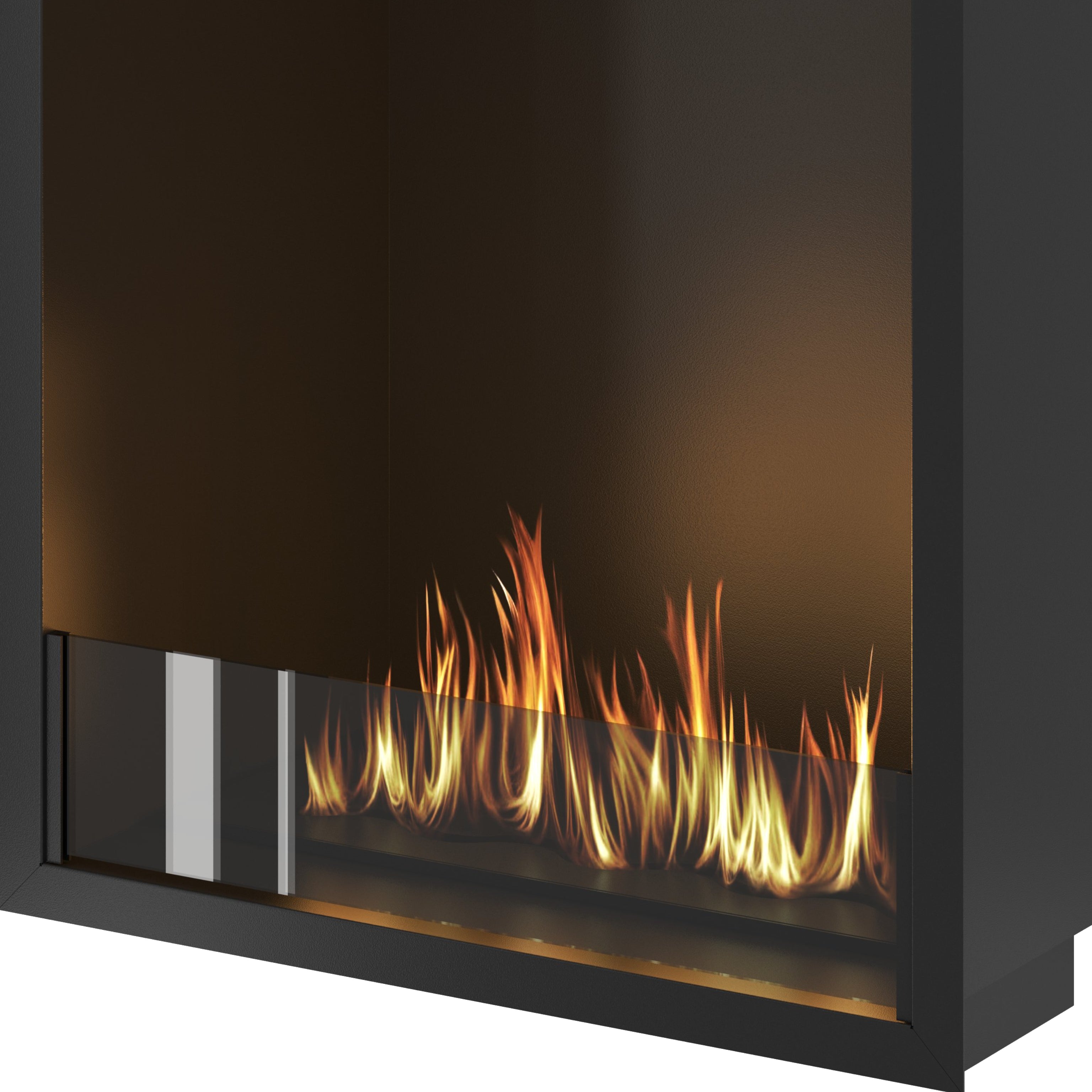 Selected Vertical Enkelzijdige Inbouwhaard 60 x 100 cm