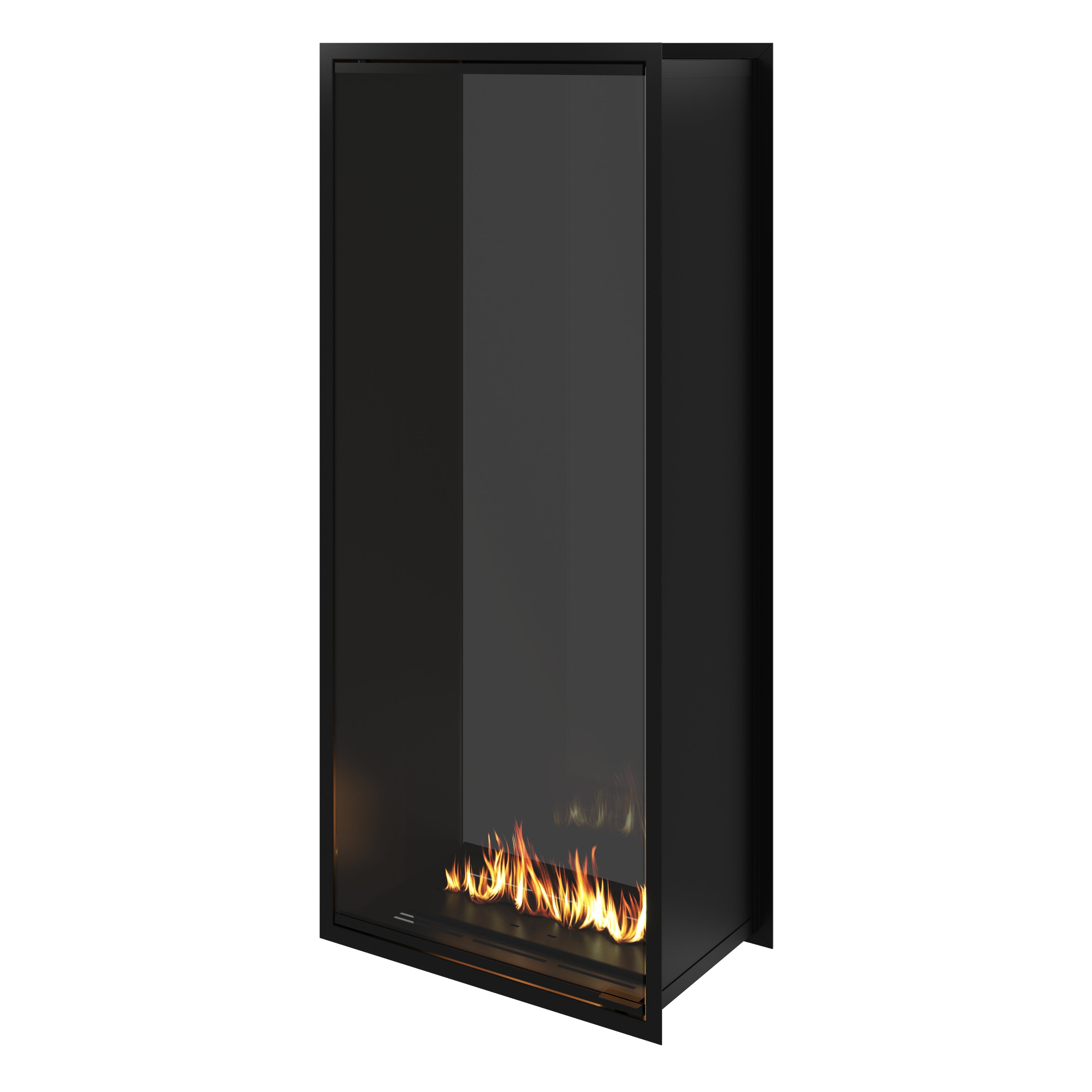 Fame Vertical Doorkijkhaard Met Volle Glas 70 x 180 cm