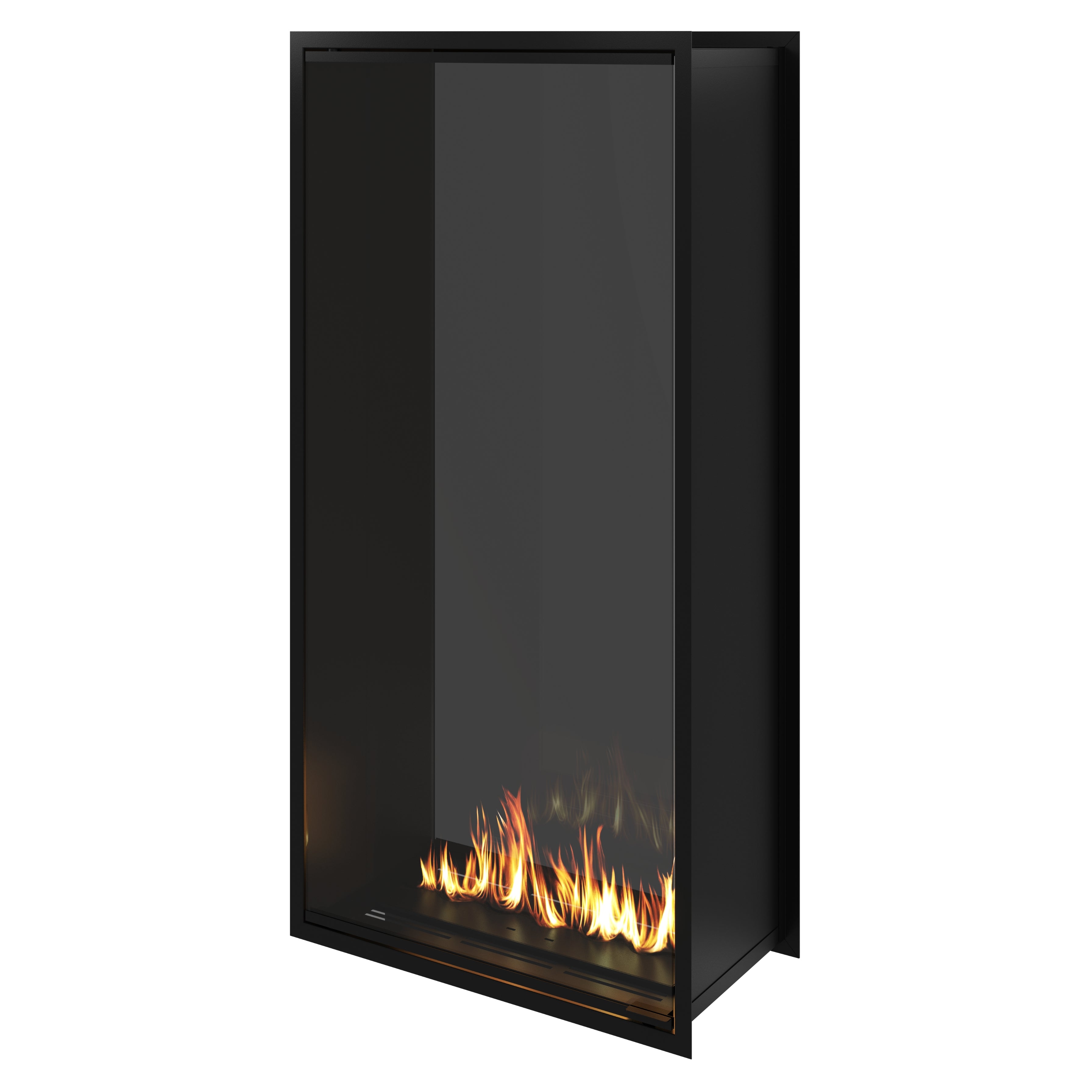 Fame Vertical Doorkijkhaard Met Volle Glas 90 x 200 cm
