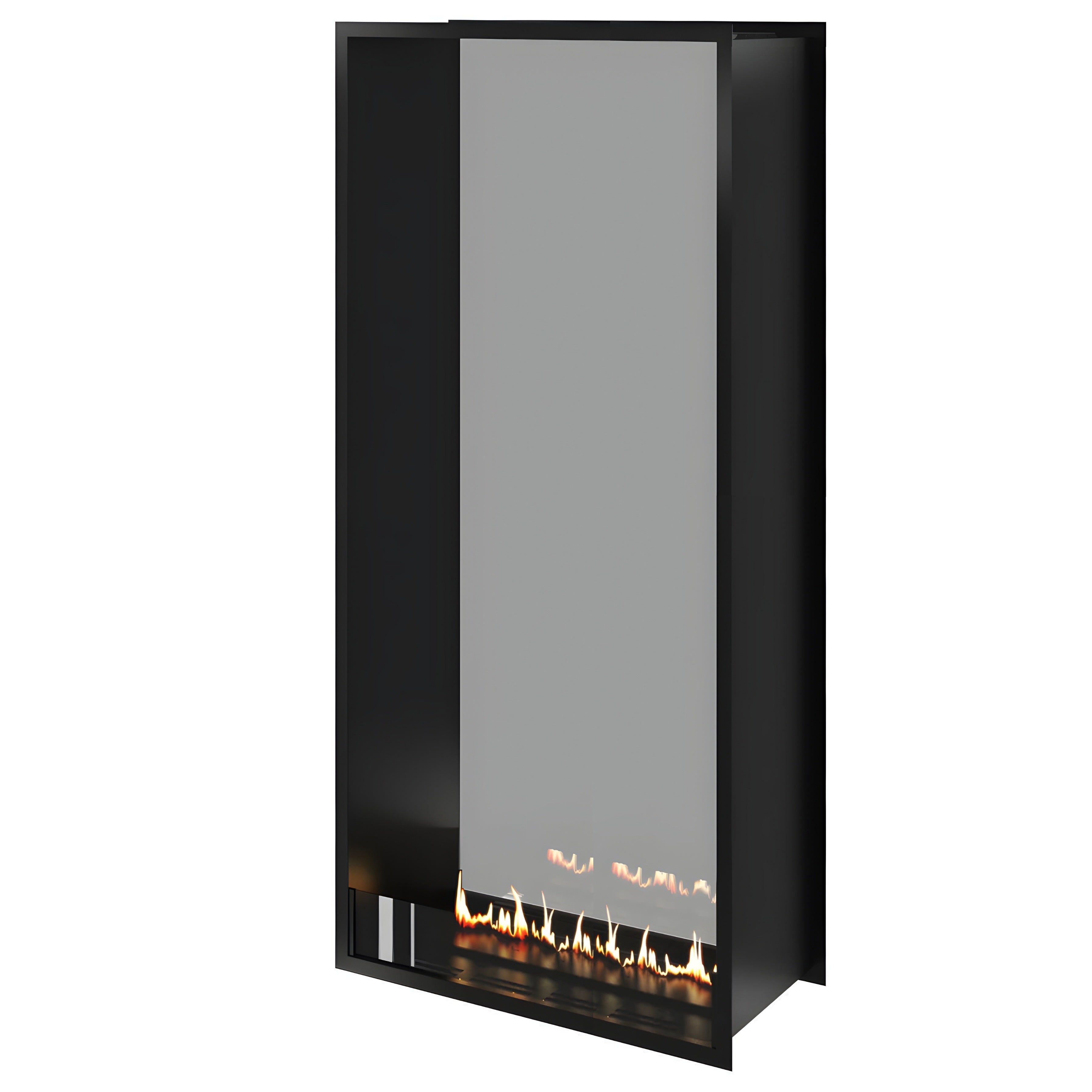 Fame Vertical Doorkijkhaard Enkel Volle Glas 80 x 200 cm