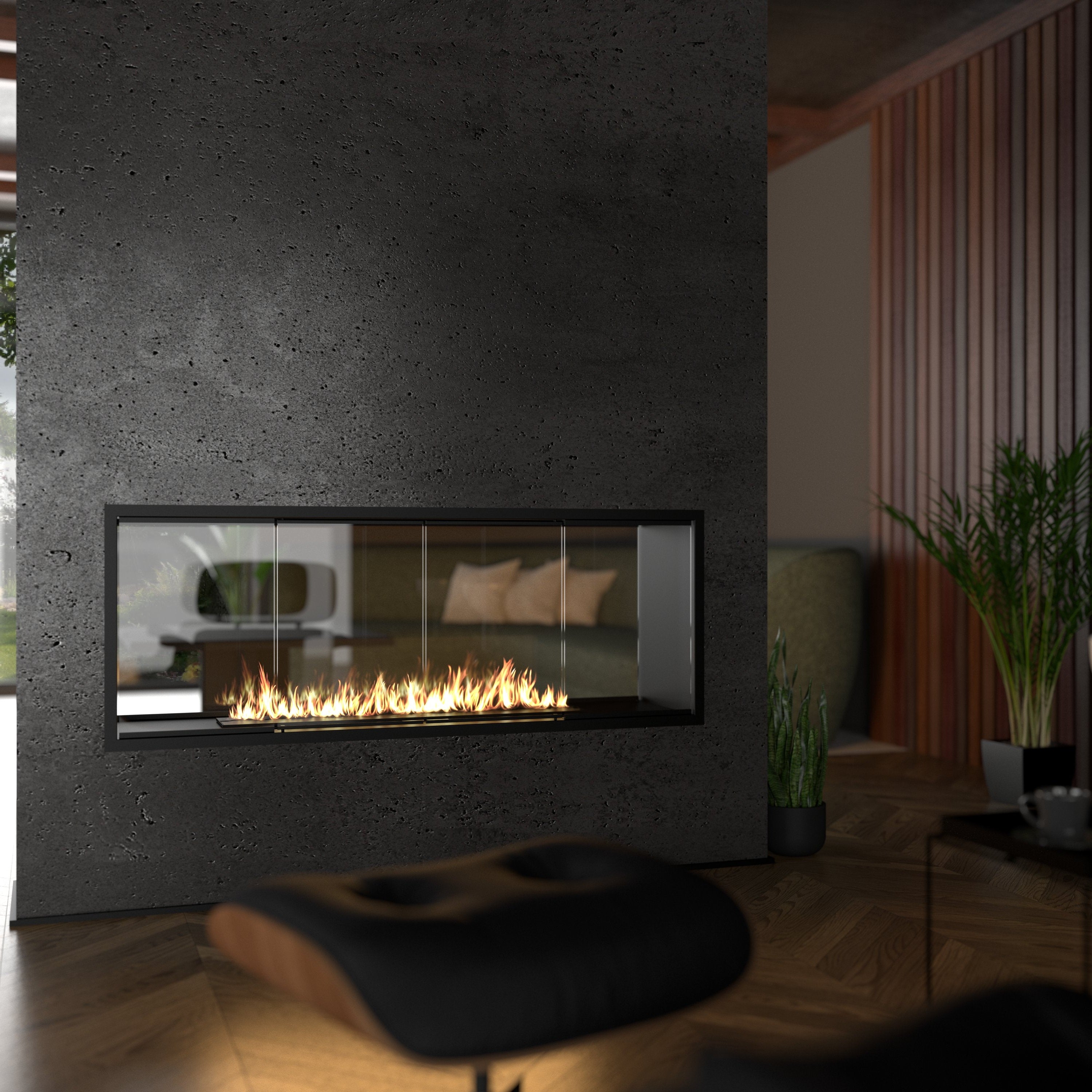 Fame Bio Ethanol Doorkijkhaard 180 cm