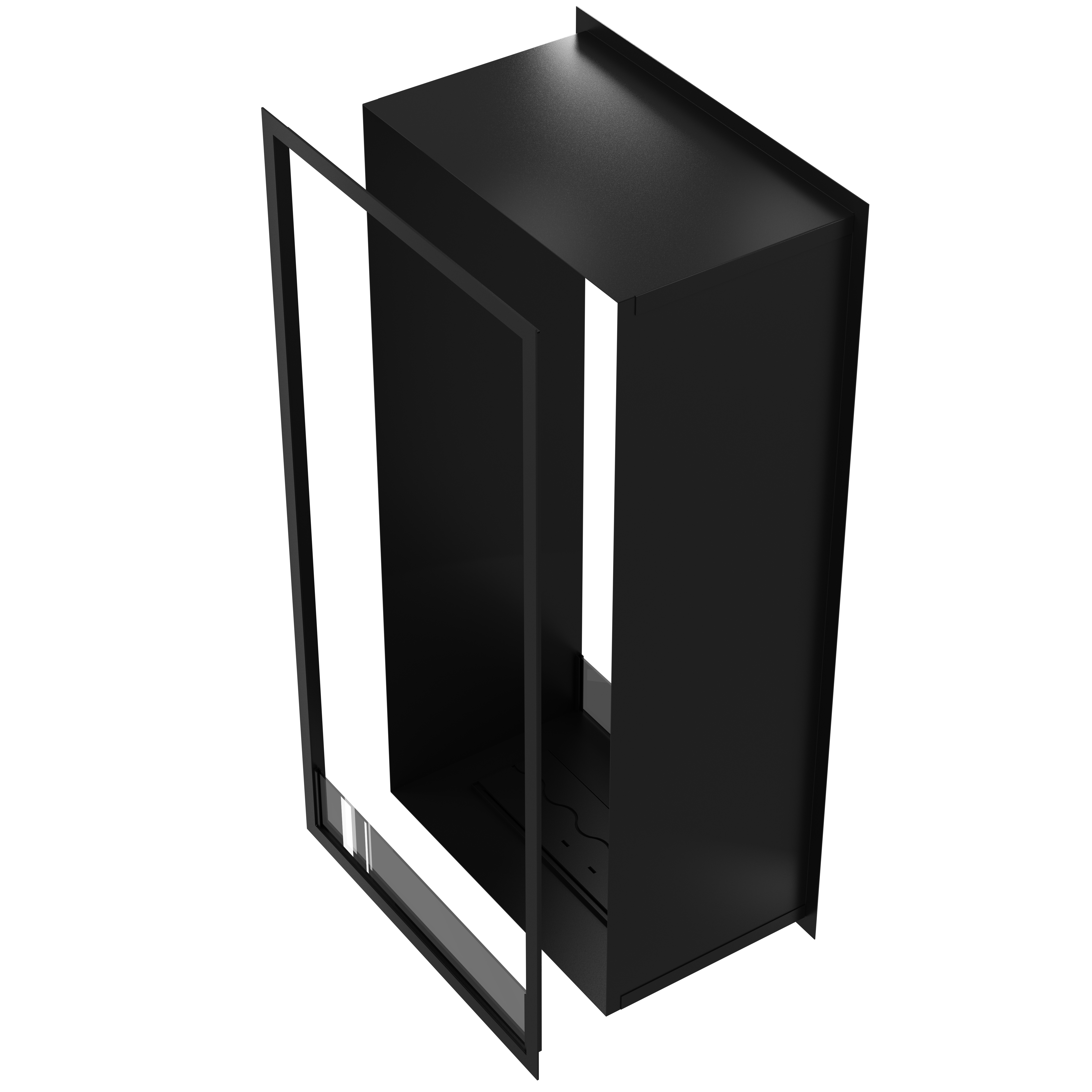 Fame Vertical Bio Ethanol Doorkijkhaard 80 x 140 cm