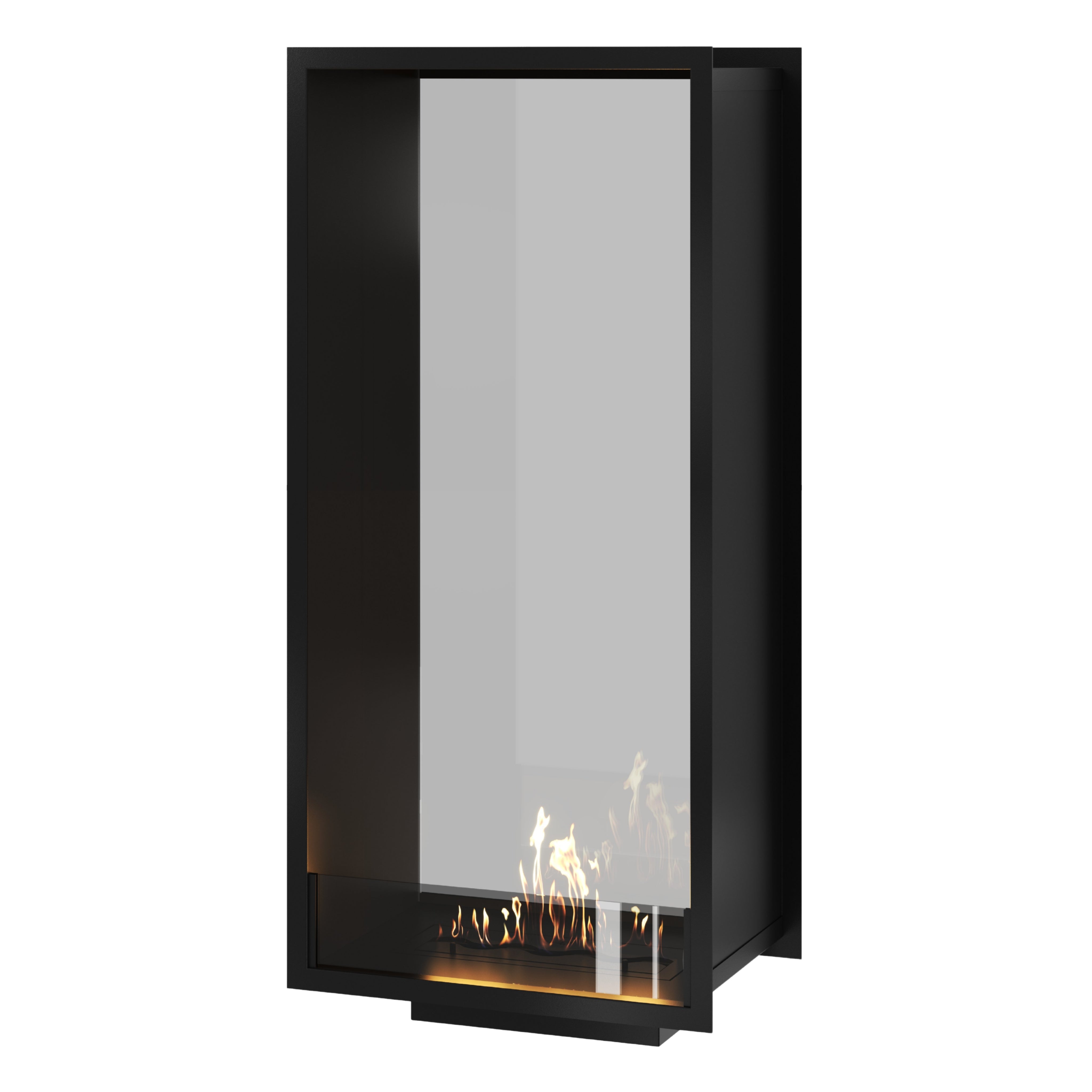 Fame Vertical Doorkijkhaard Enkel Volle Glas 60 x 200 cm