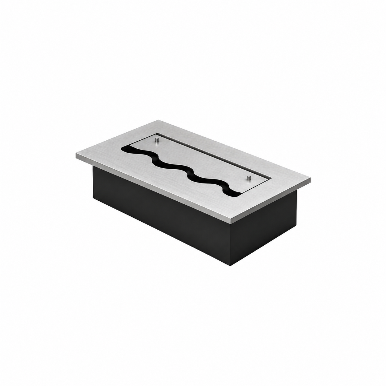 Solo Wave Inbouwbrander RVS 30 cm