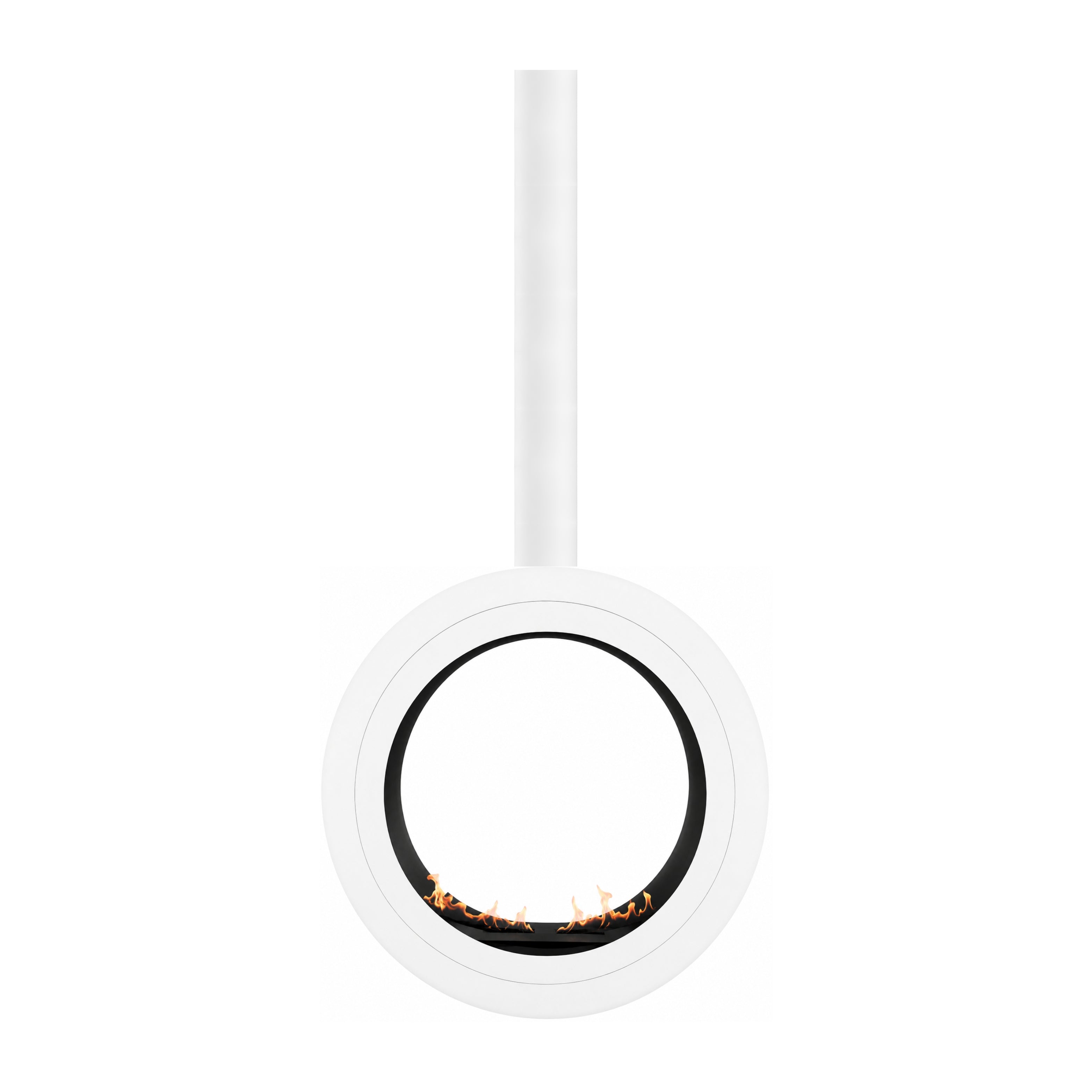 Arcos Tube Plafondhaard Wit Ø80 - Ø120 cm