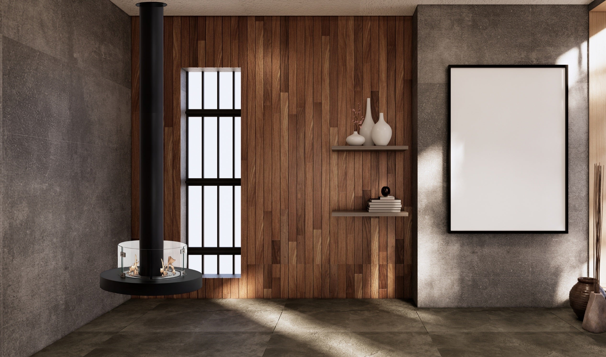 Ativ Bio Ethanol Plafondhaard H190 cm