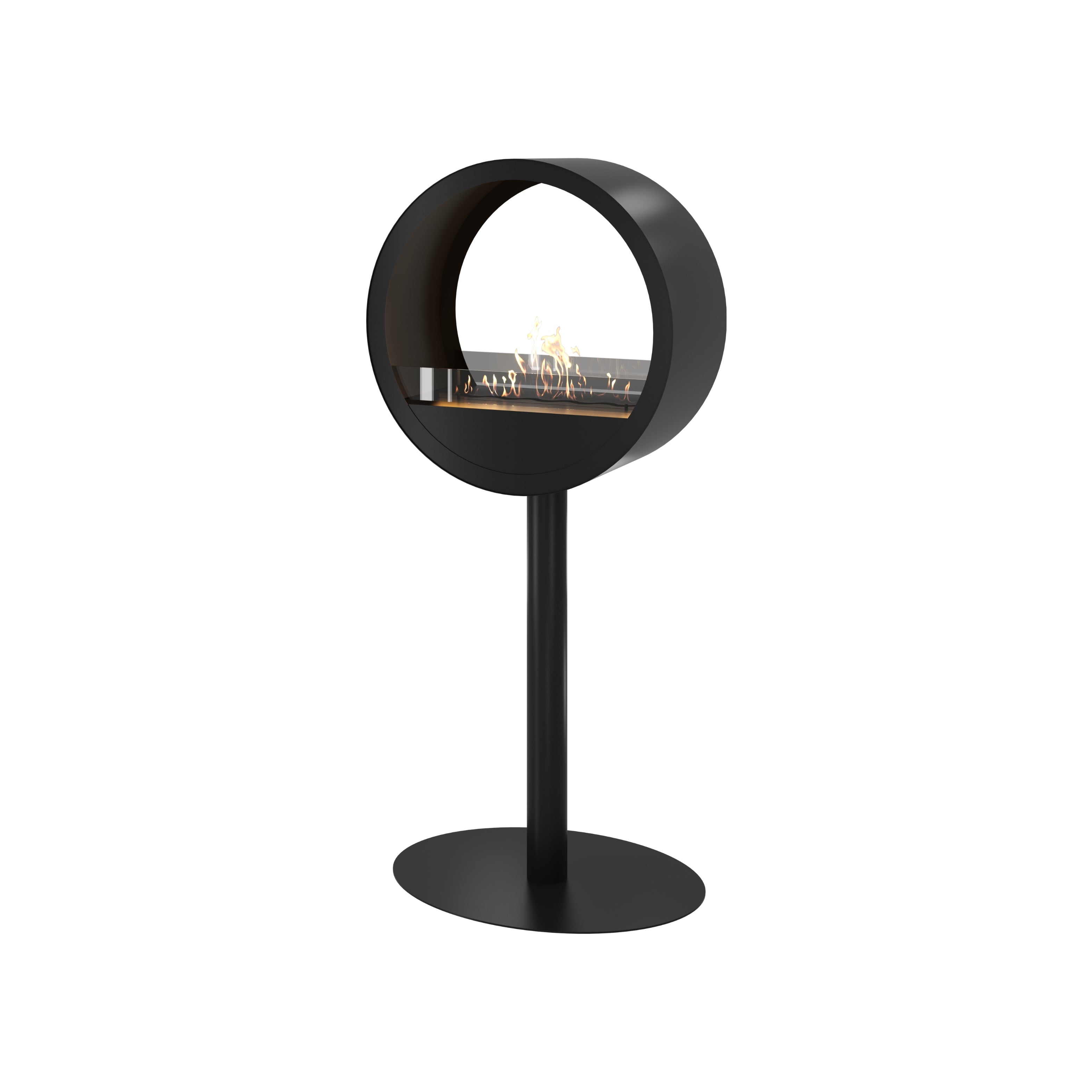 Aurel Roundfire Vrijstaand Doorkijkhaard Ø80 cm