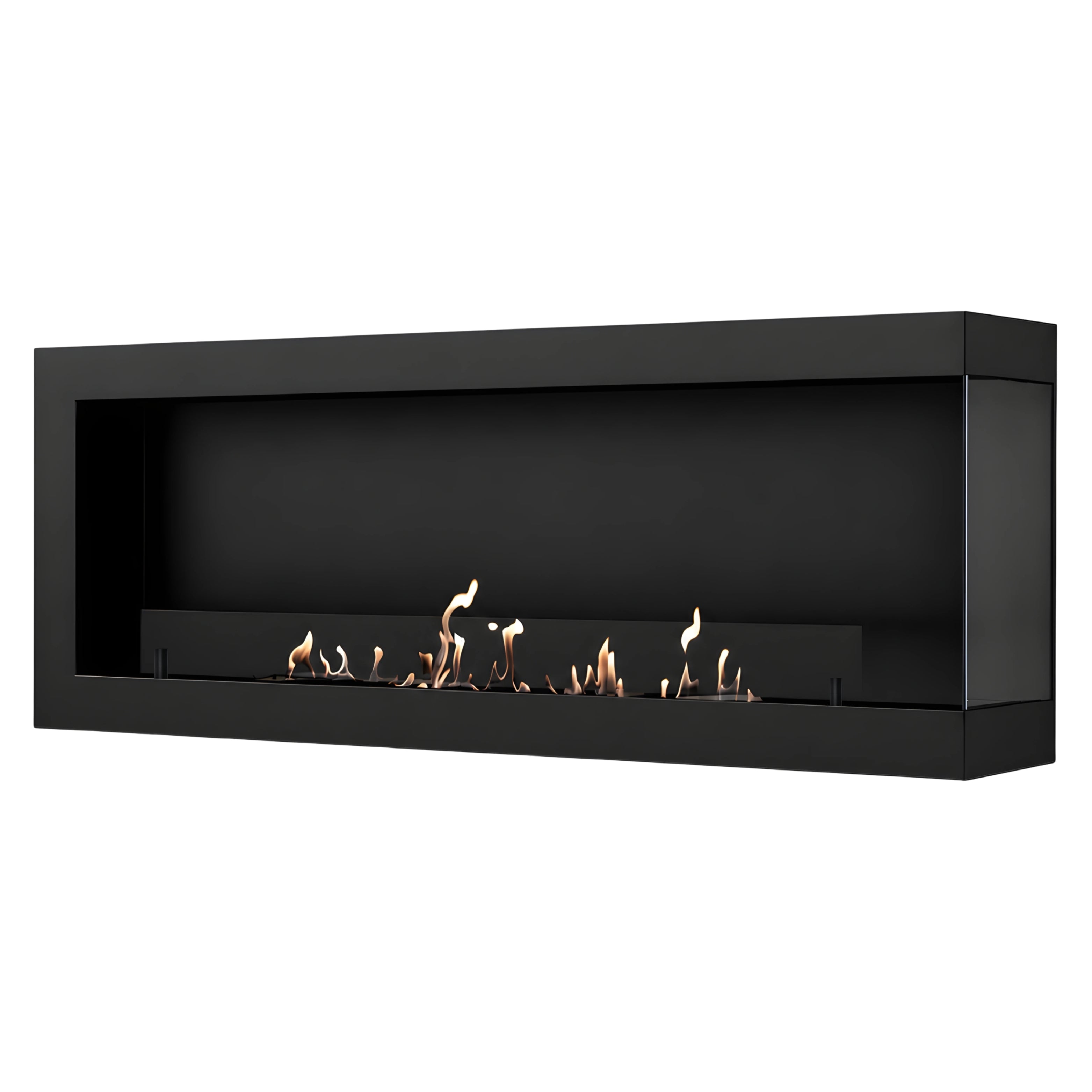 Base Box Rechts Hangende Hoekhaard Zwart 140 cm