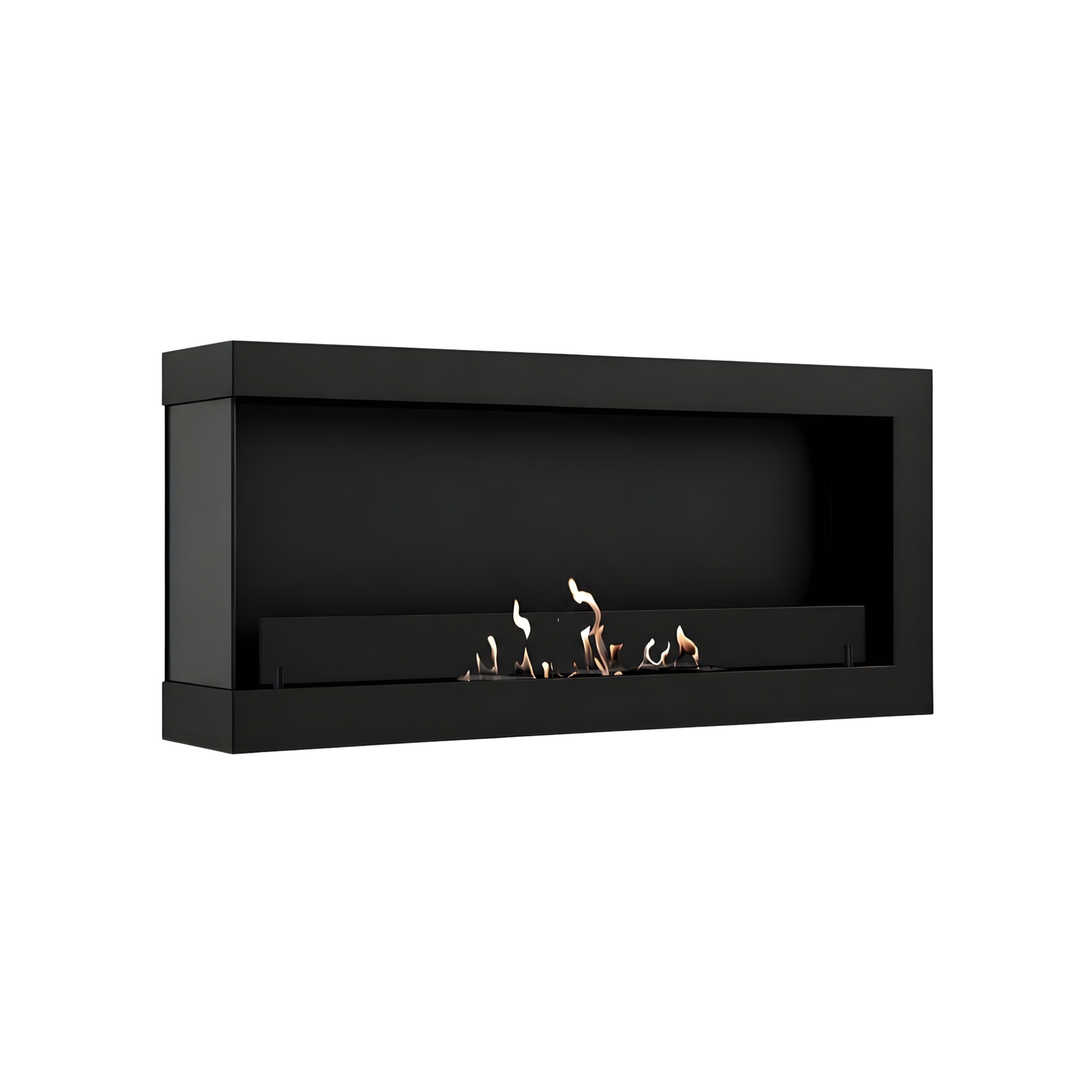Base Box Links Hangende Hoekhaard Zwart 80 cm