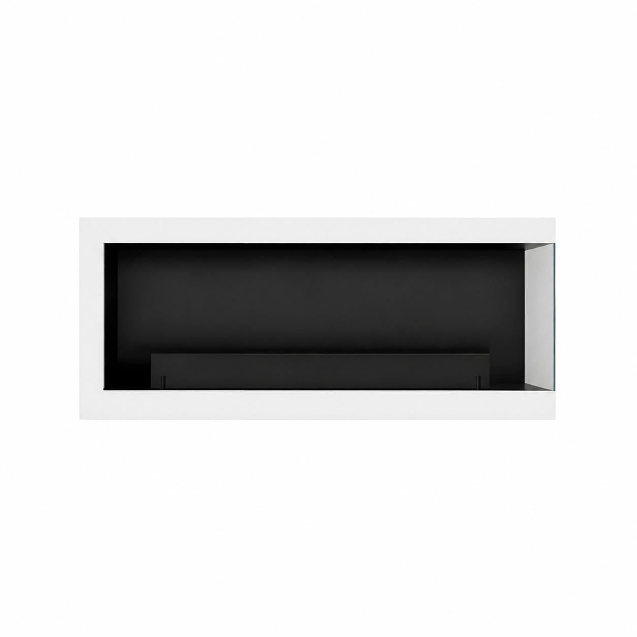 Base Box Rechts Hangende Hoekhaard Wit 100 cm