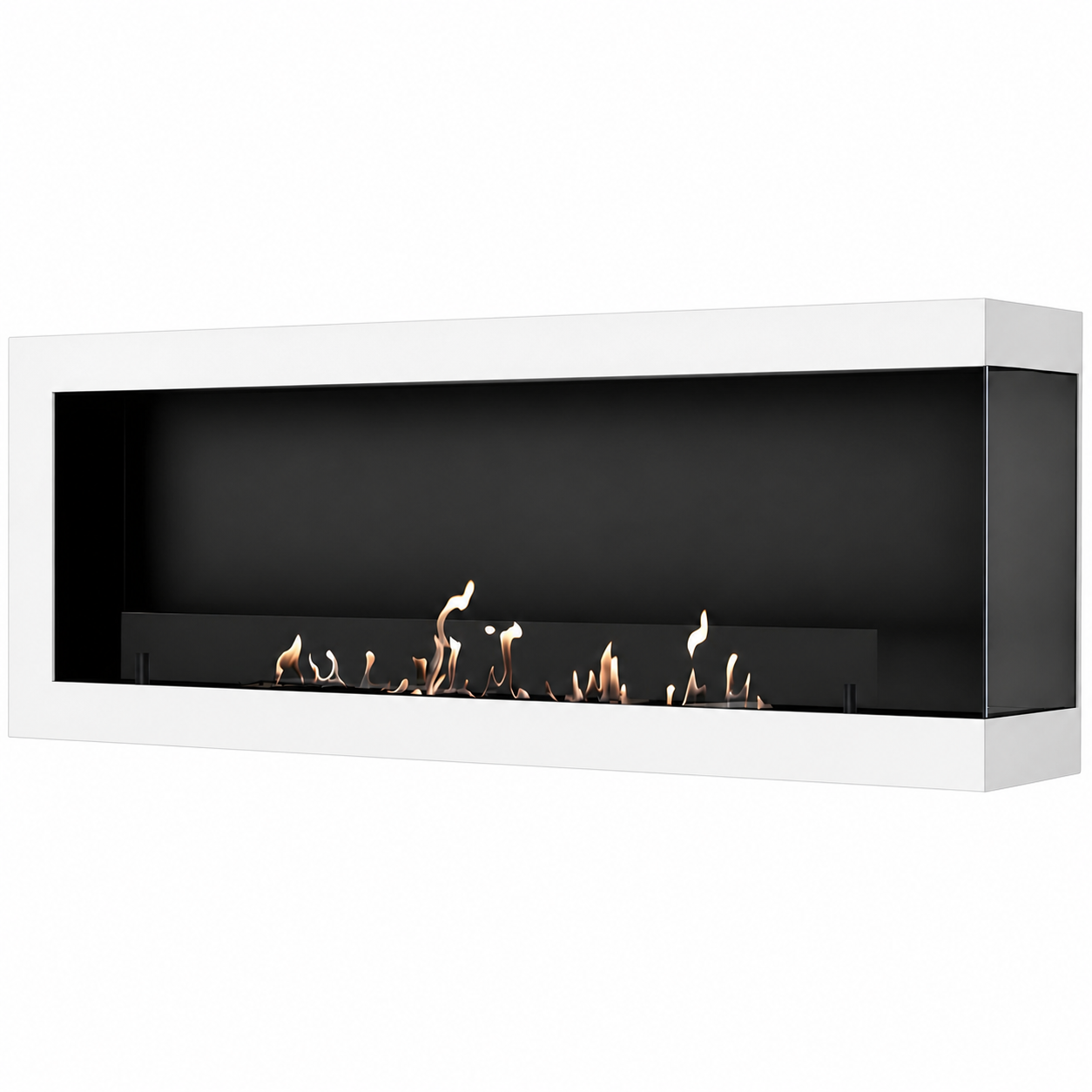 Base Box Rechts Hangende Hoekhaard Wit 160 cm