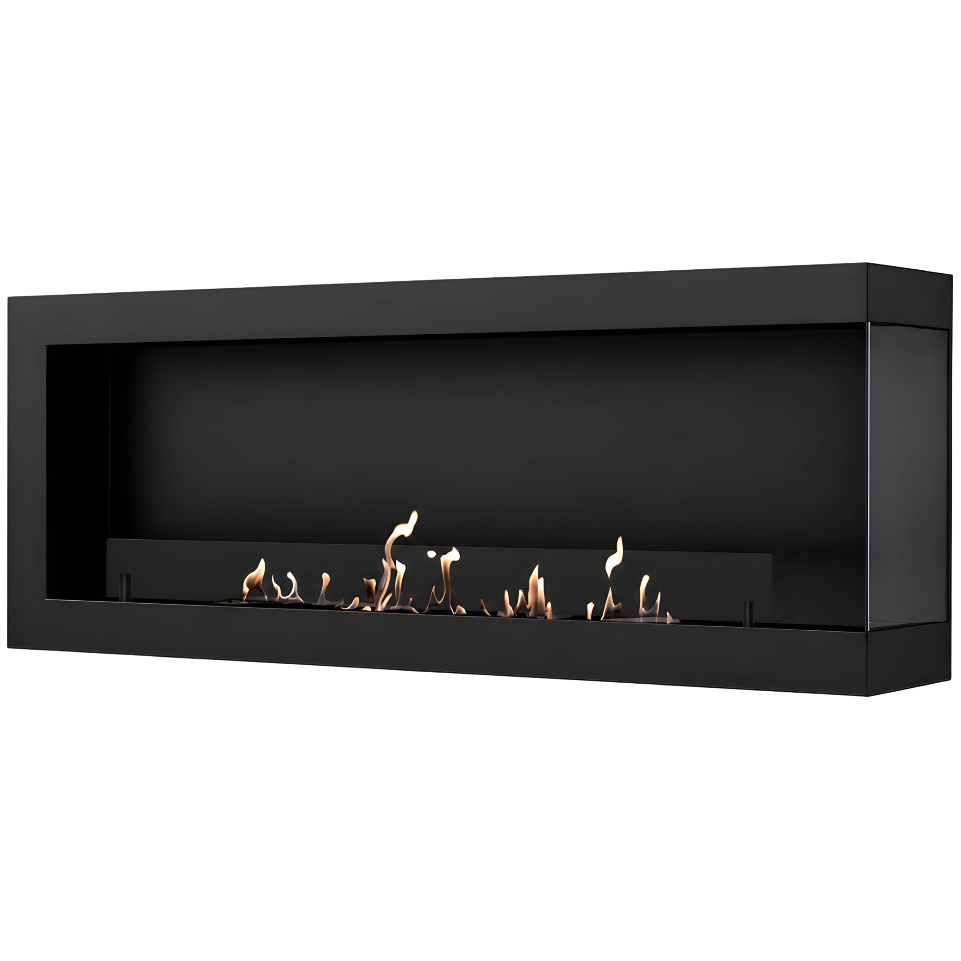 Base Box Rechts Hangende Hoekhaard Zwart 160 cm