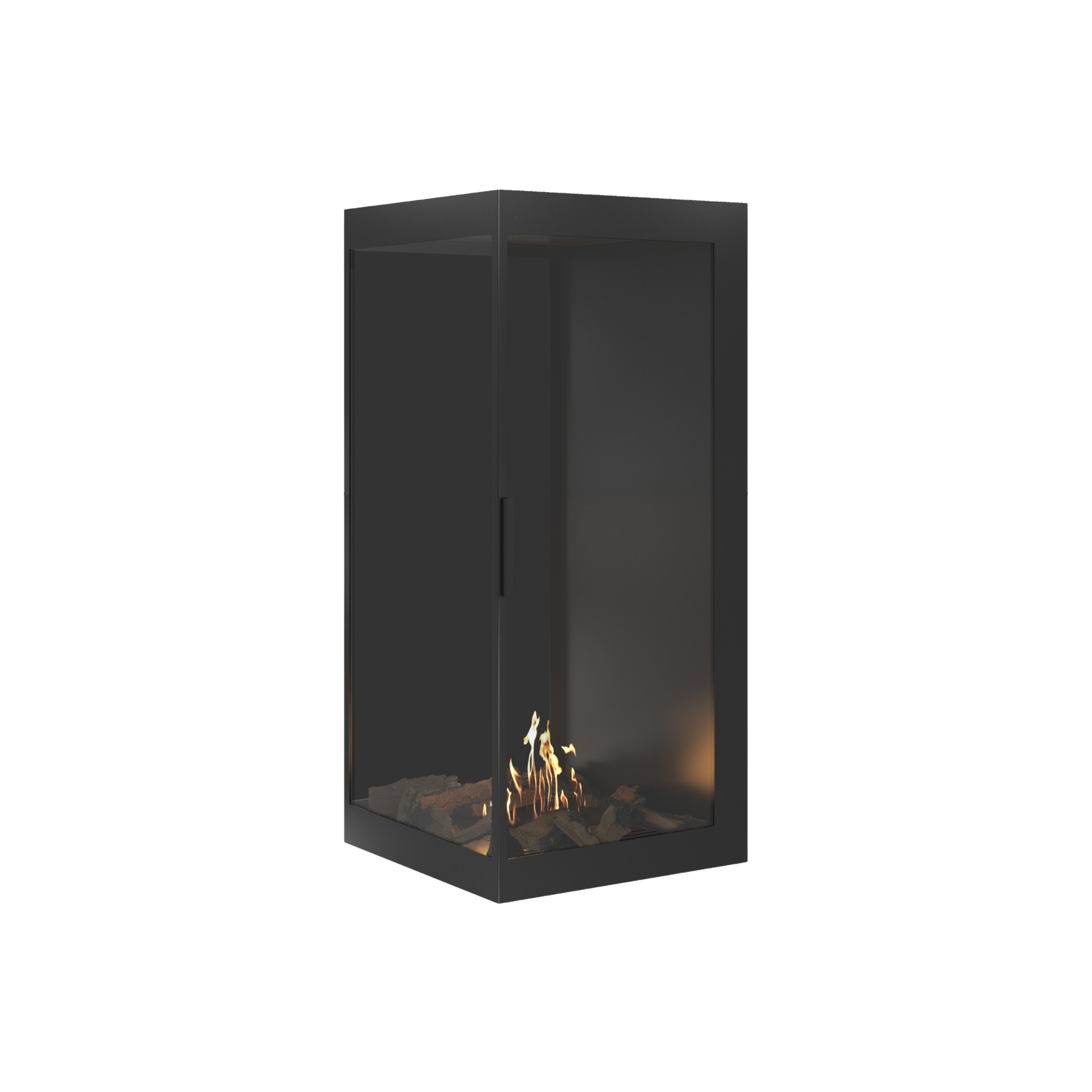 Base Vertical Hoekhaard Links Volle Glas 60 x 100 cm