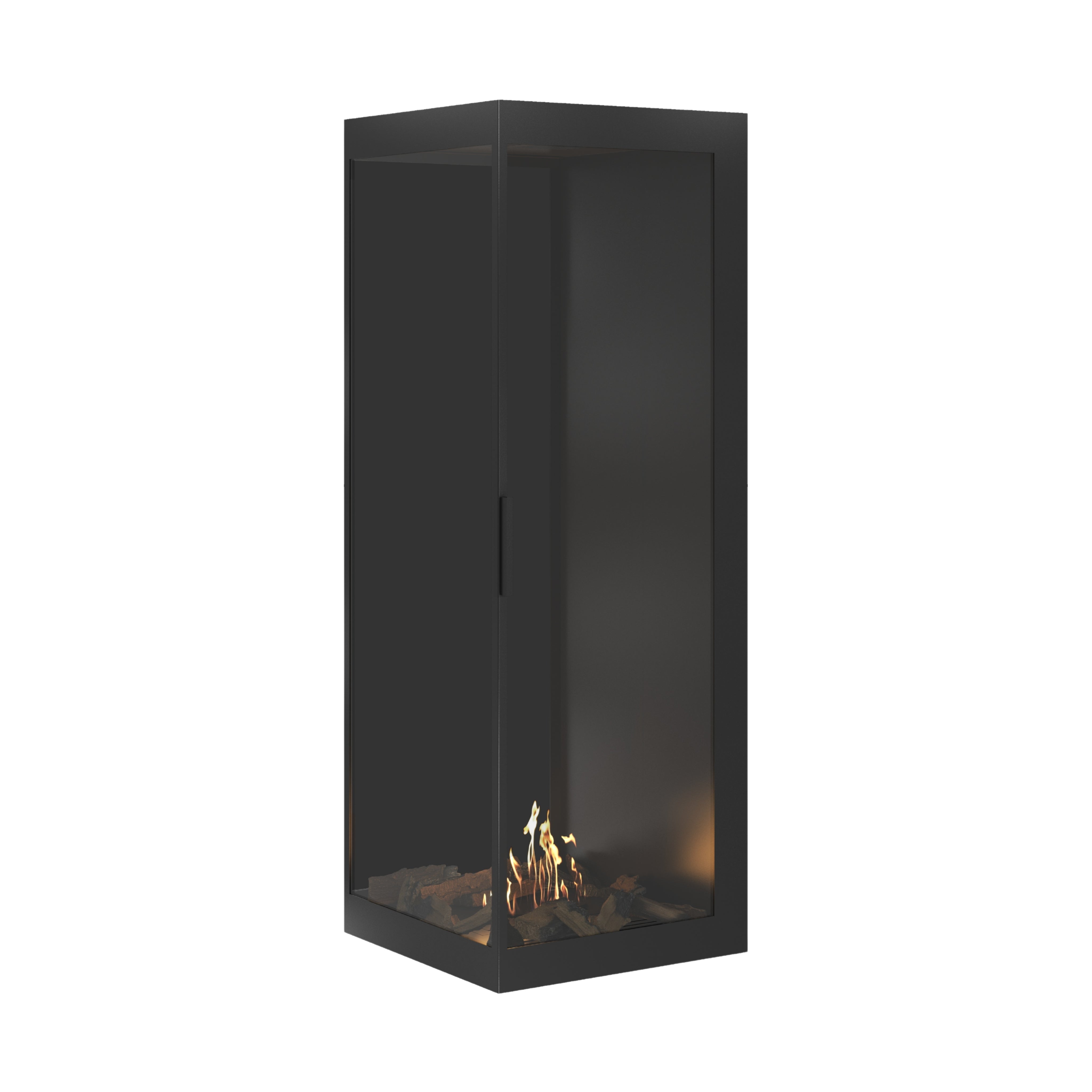 Base Vertical Hoekhaard Links Volle Glas 60 x 160 cm