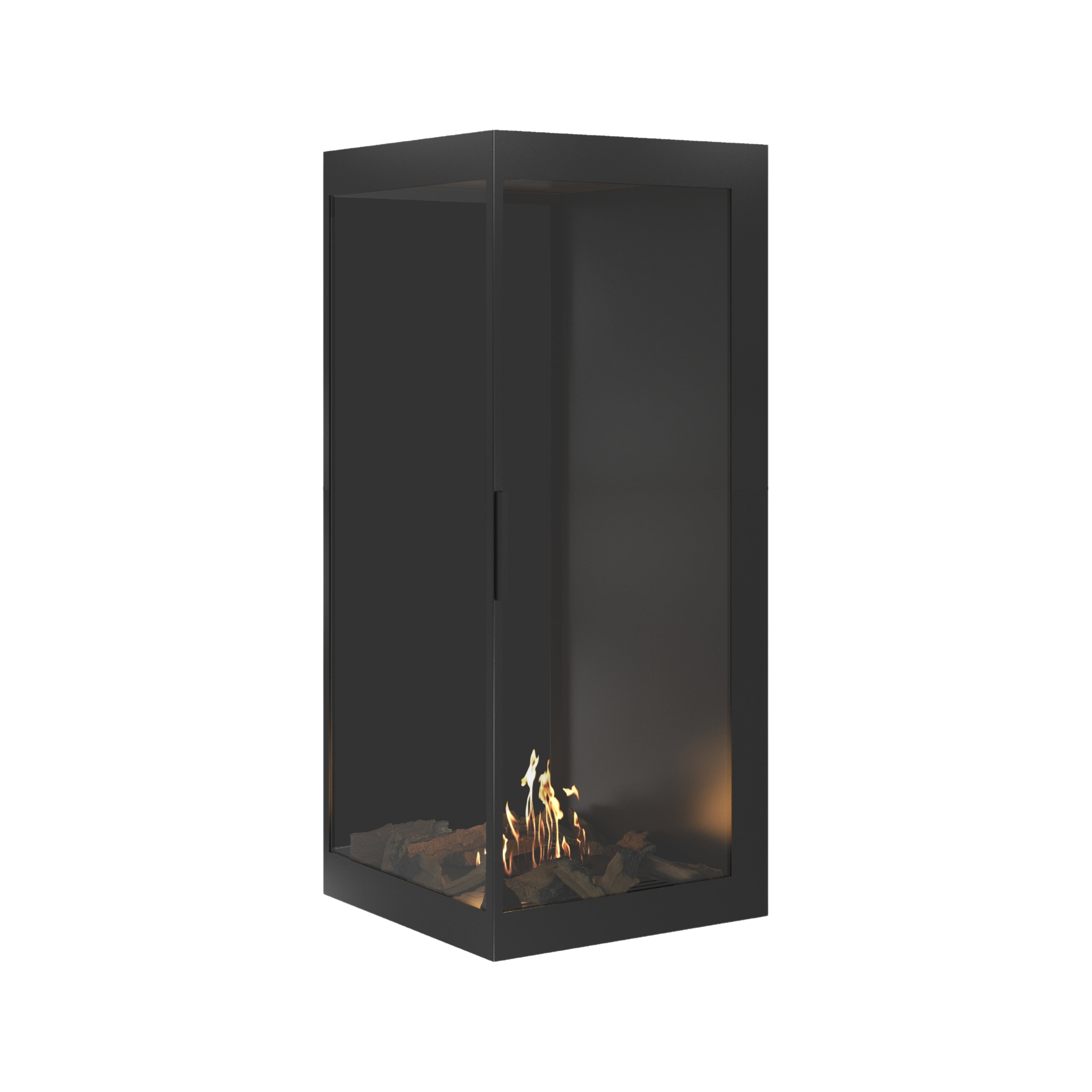 Base Vertical Hoekhaard Links Volle Glas 70 x 140 cm