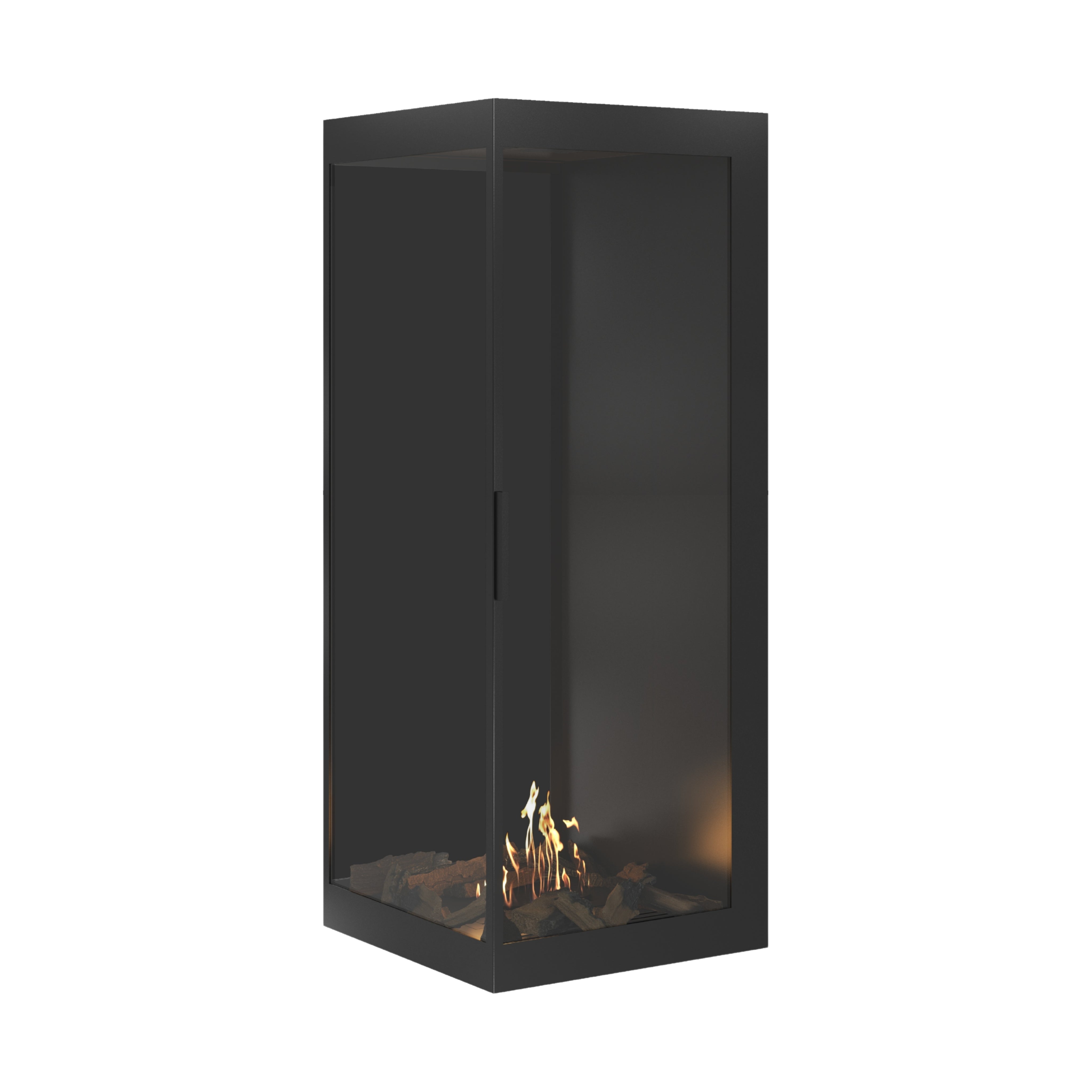 Base Vertical Hoekhaard Links Volle Glas 70 x 160 cm