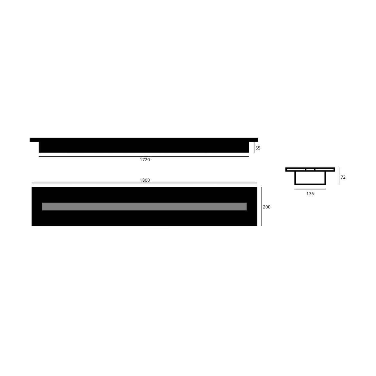 BIO ETHANOL LINE BRANDER 180 CM