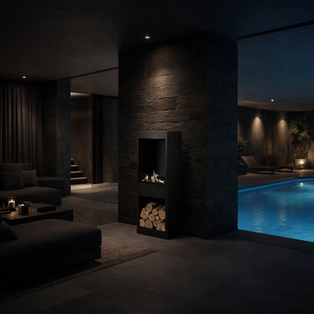 Blink Bio Ethanol Vrijstaand Haard H140 cm