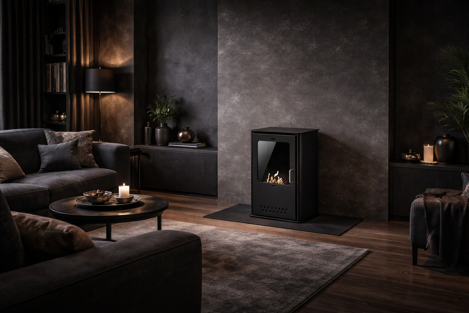 Calla Bio Ethanol Vrijstaand Kachel 68 cm