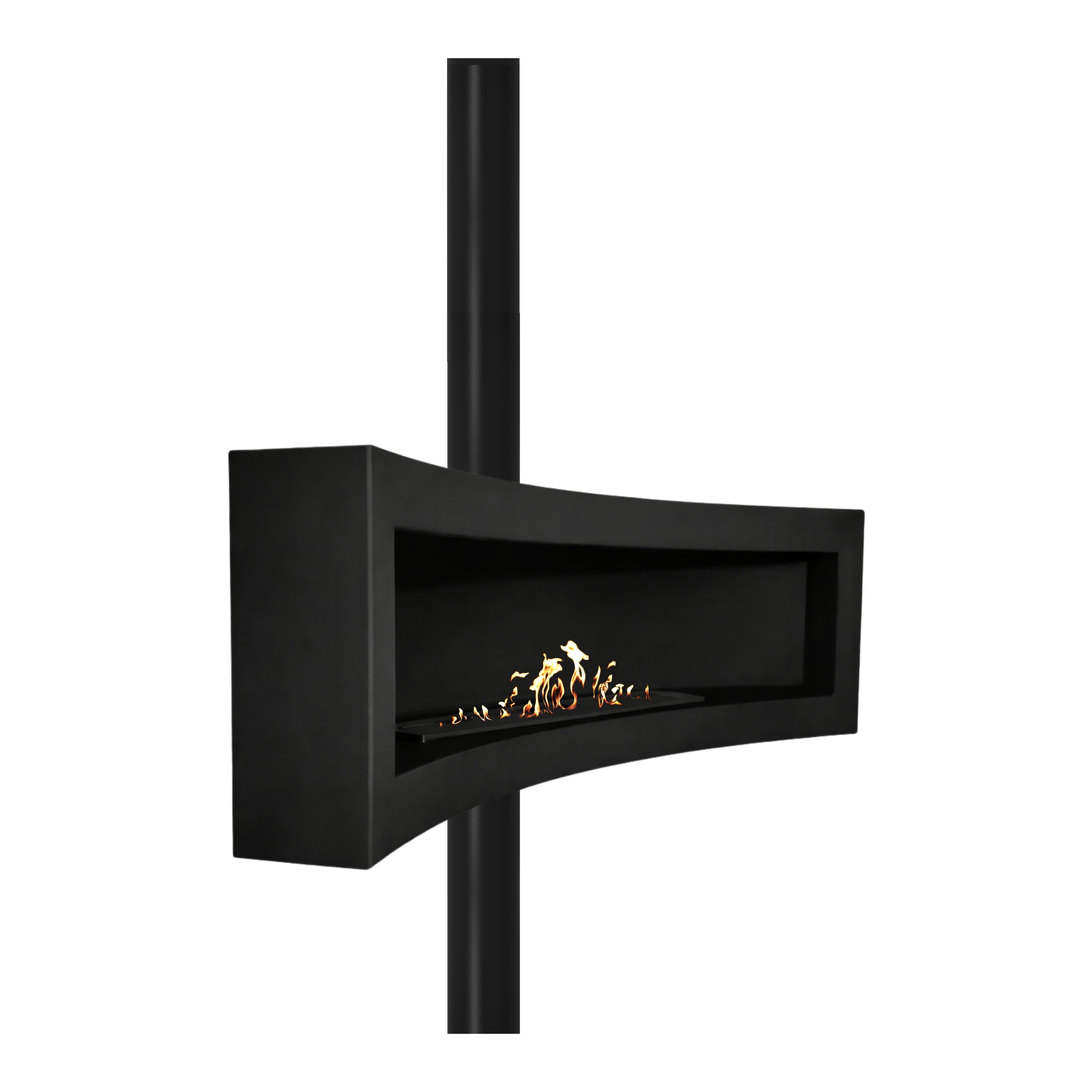 Tobav Curve Standing – Hanging Bio Fireplace 120 cm