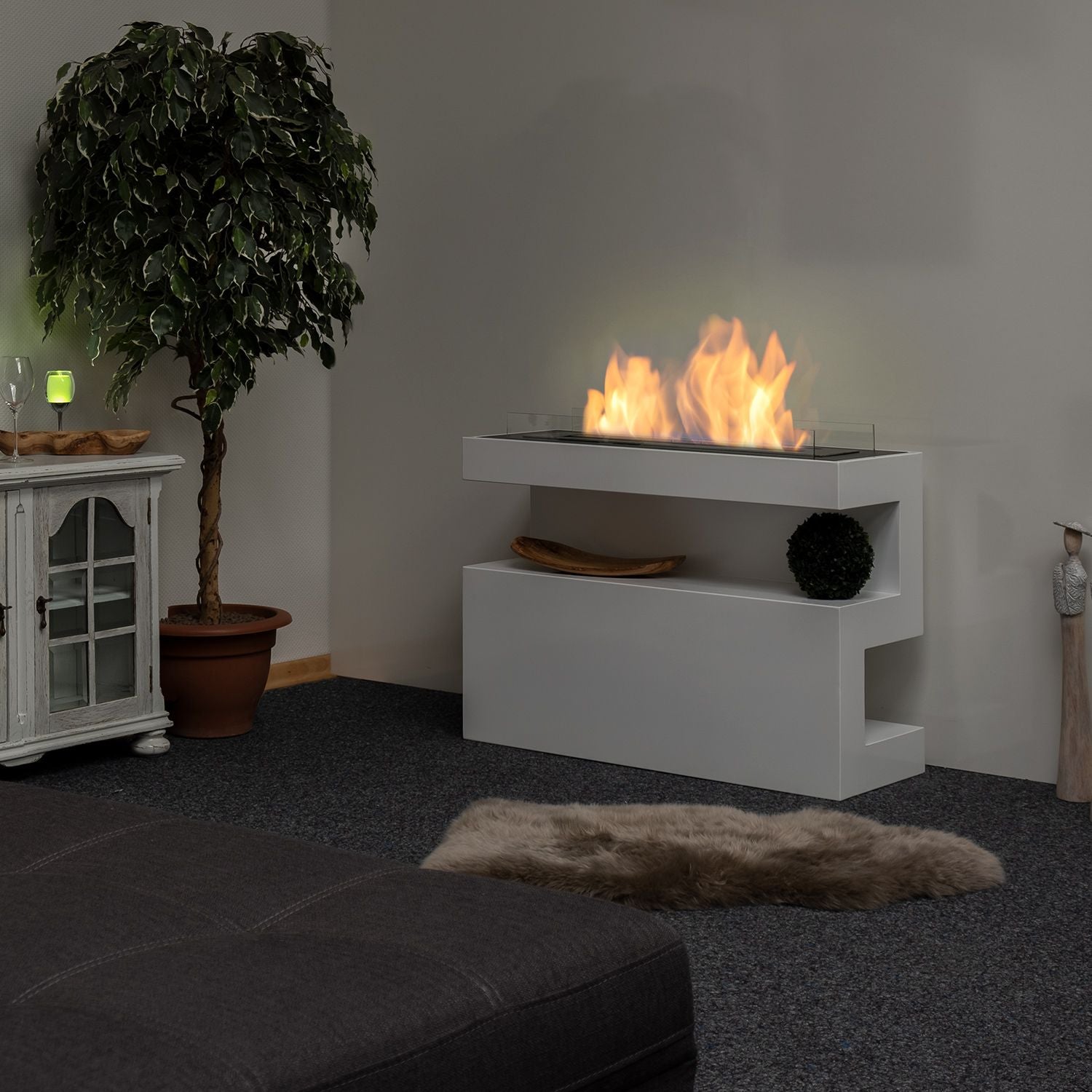 Daler Bio Ethanol Vrijstaand Haard H100 cm