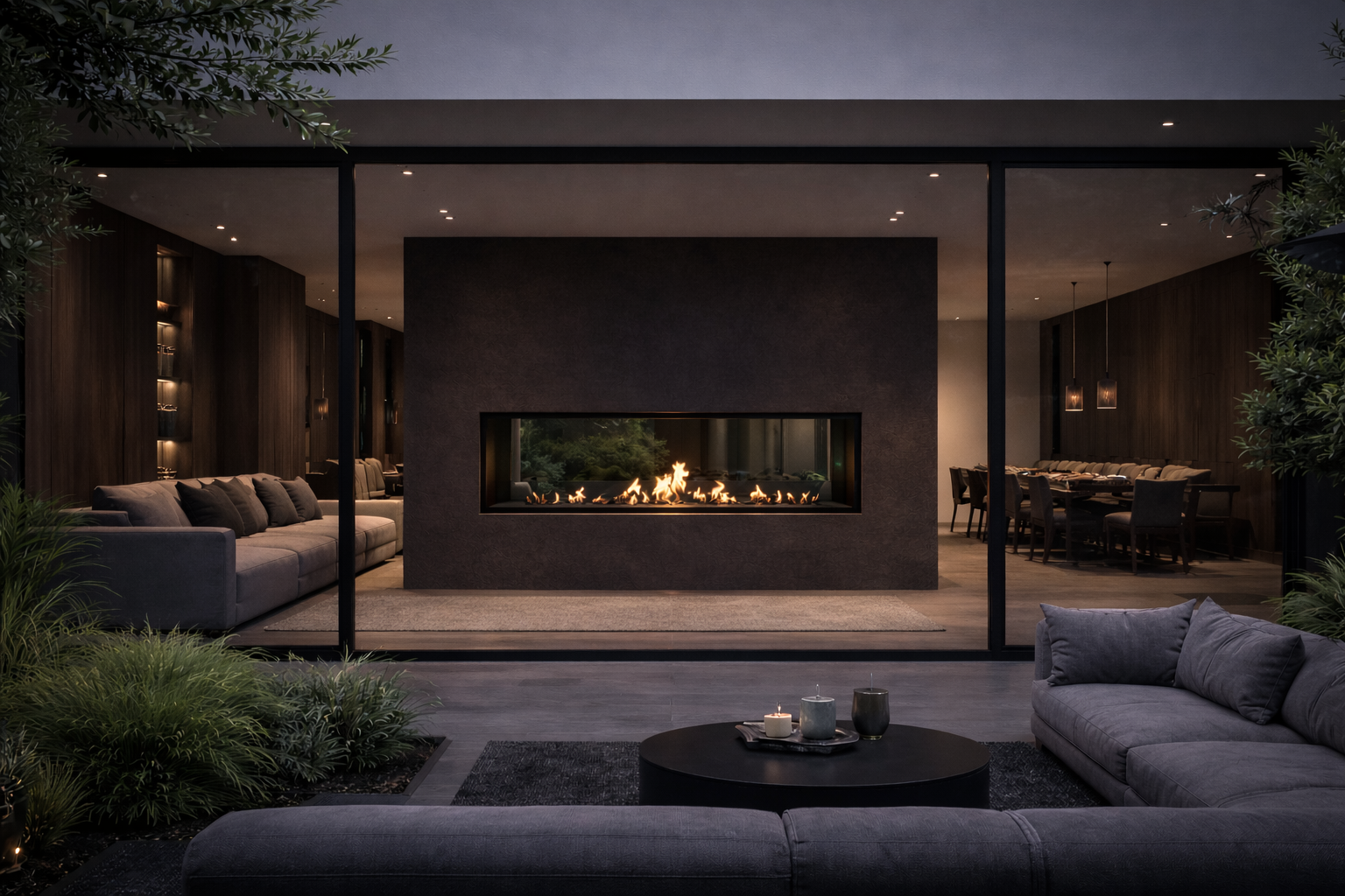 Fame Bio Ethanol Doorkijkhaard 140 cm