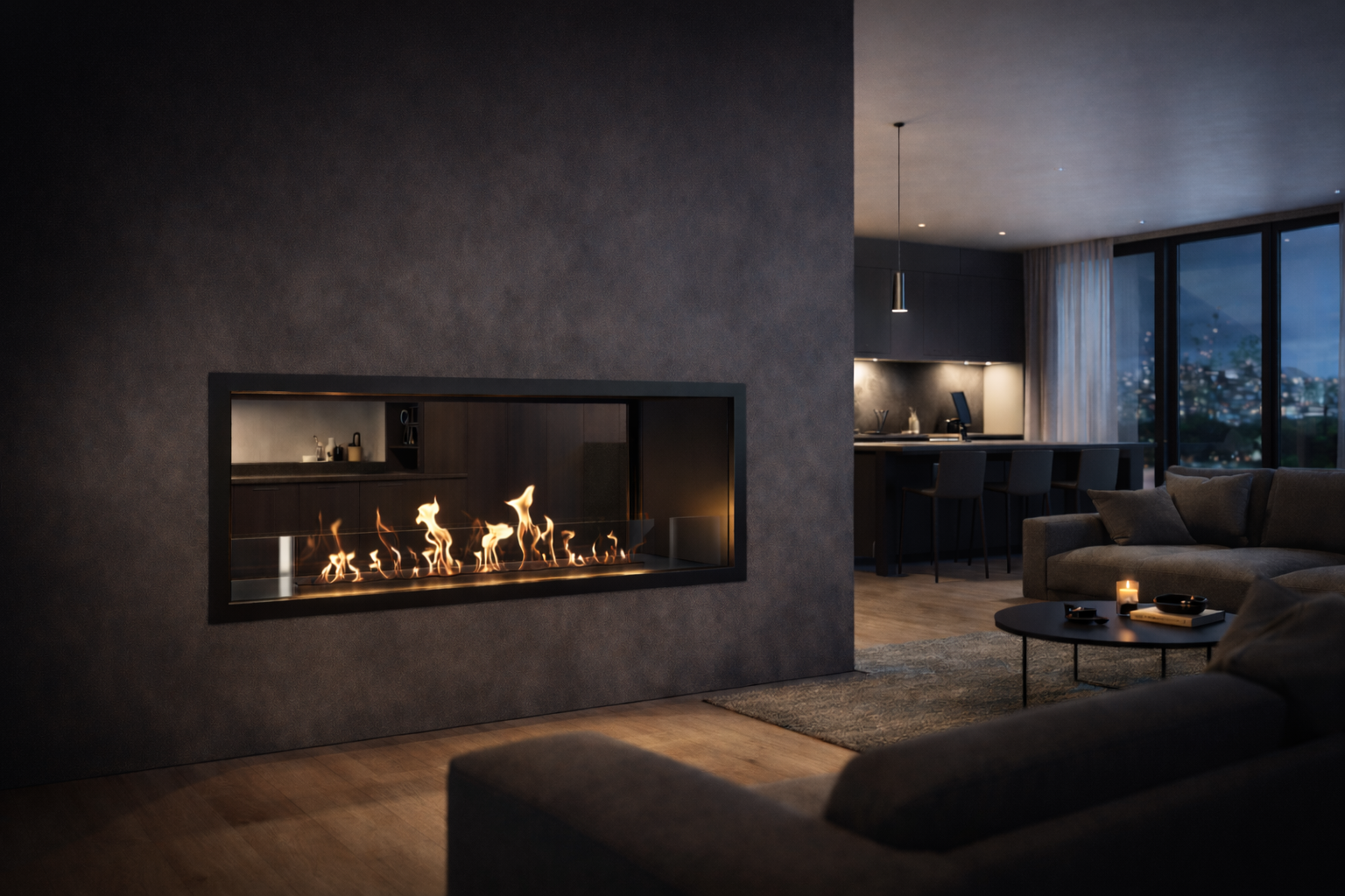 Fame Bio Ethanol Doorkijkhaard 150 cm