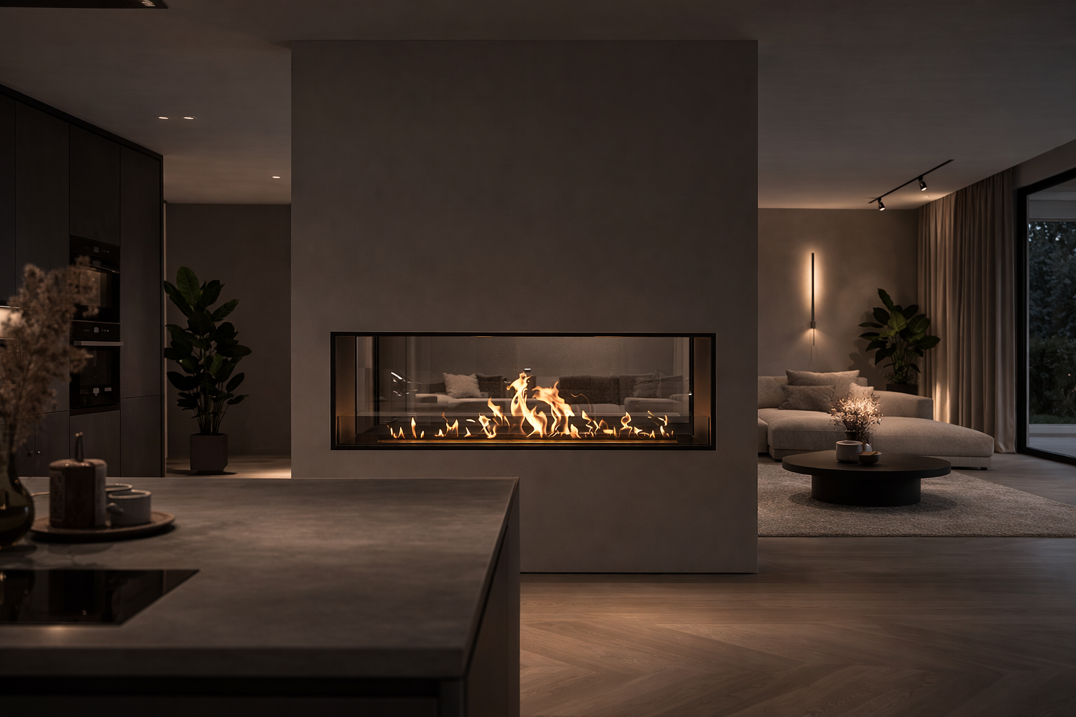 Fame Bio Ethanol Doorkijkhaard 170 cm