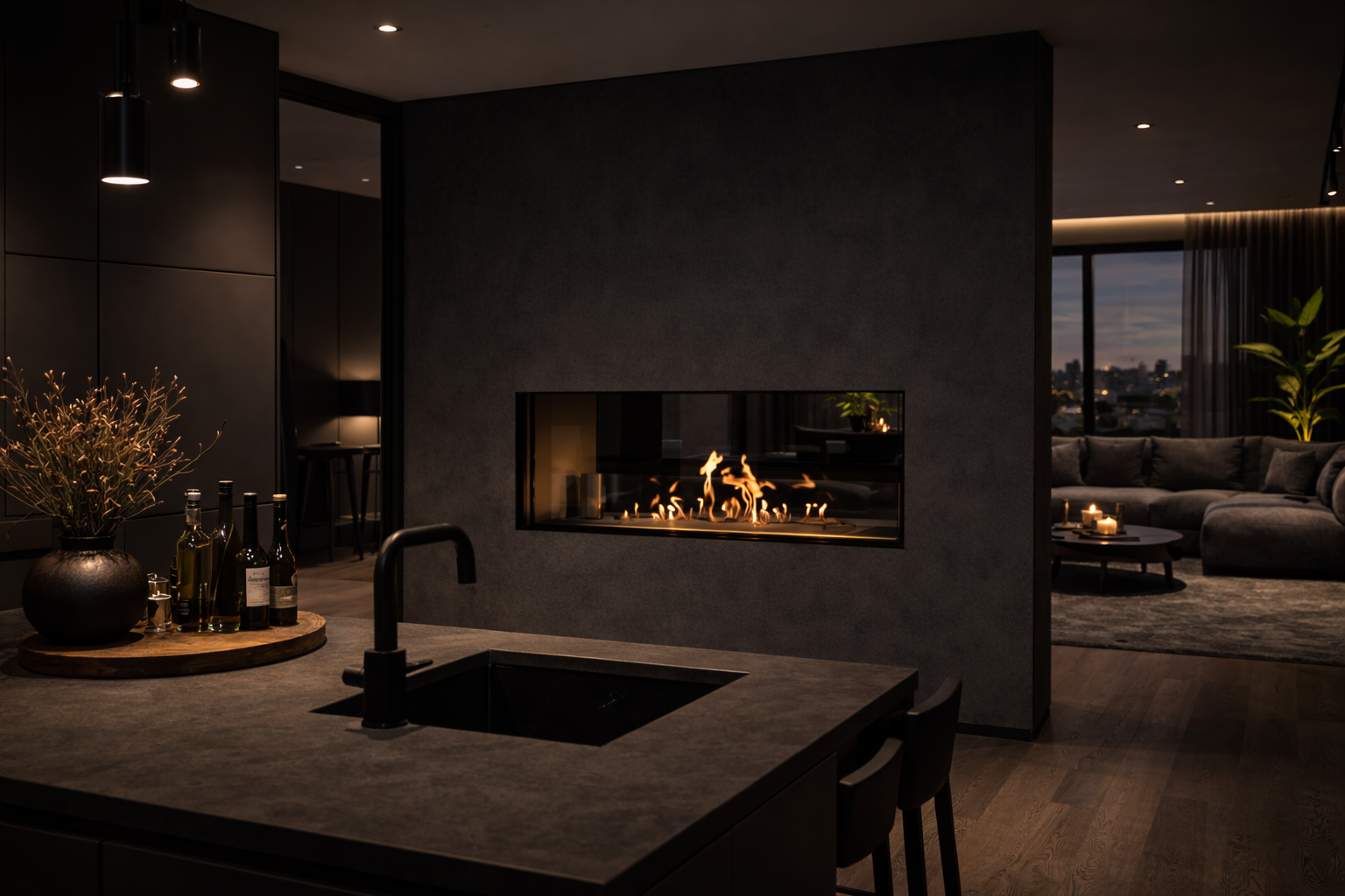 Fame Bio Ethanol Doorkijkhaard 70 cm