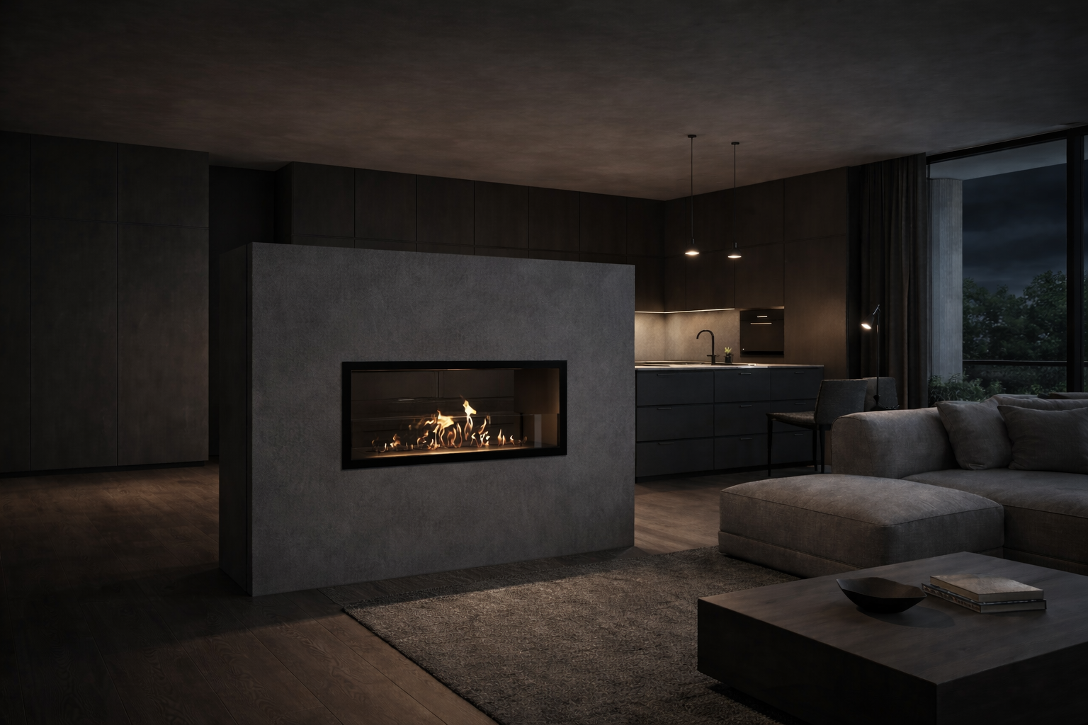 Fame Bio Ethanol Doorkijkhaard 90 cm