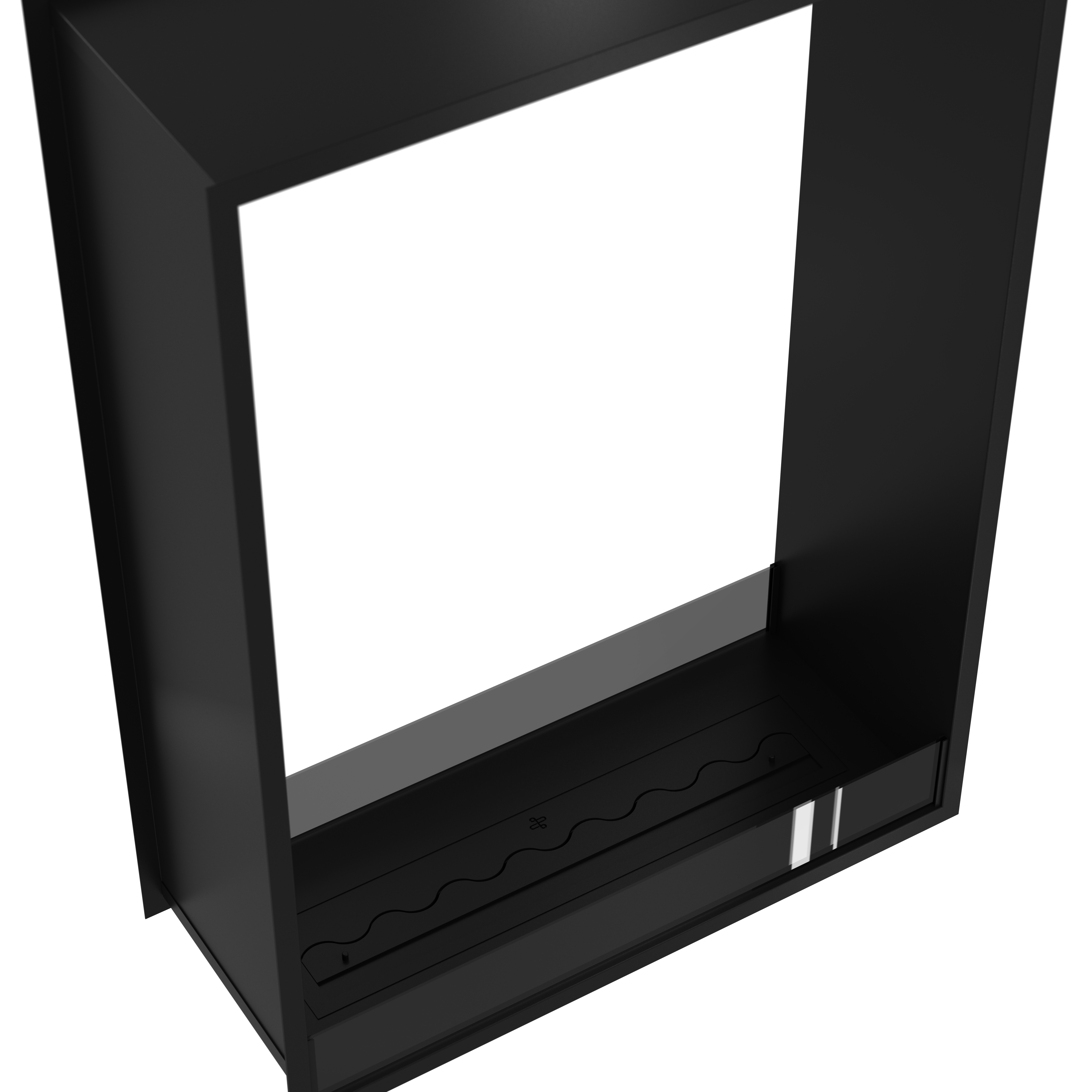 Fame Vertical Bio Ethanol Doorkijkhaard 100 x 120 cm