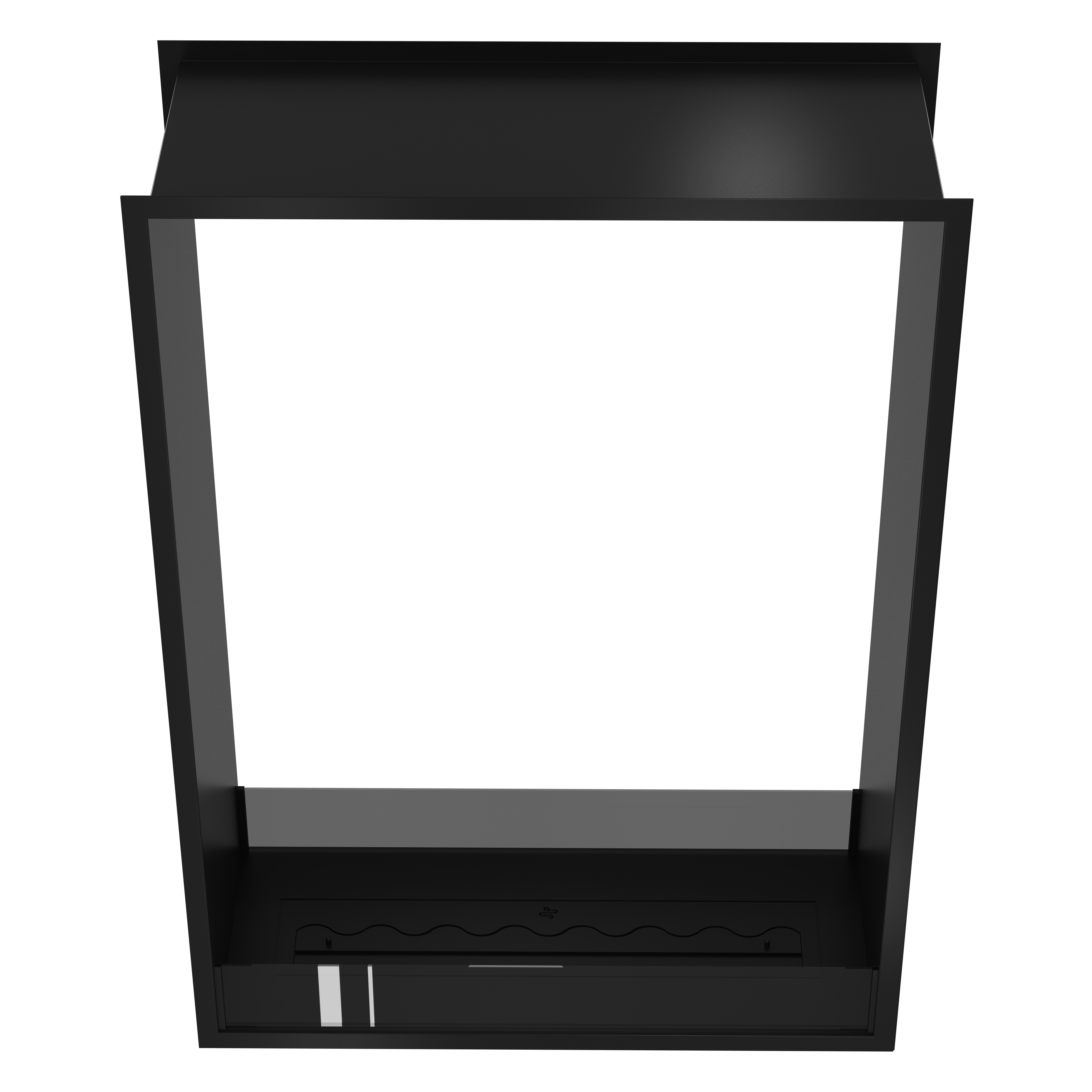 Fame Vertical Bio Ethanol Doorkijkhaard 100 x 120 cm