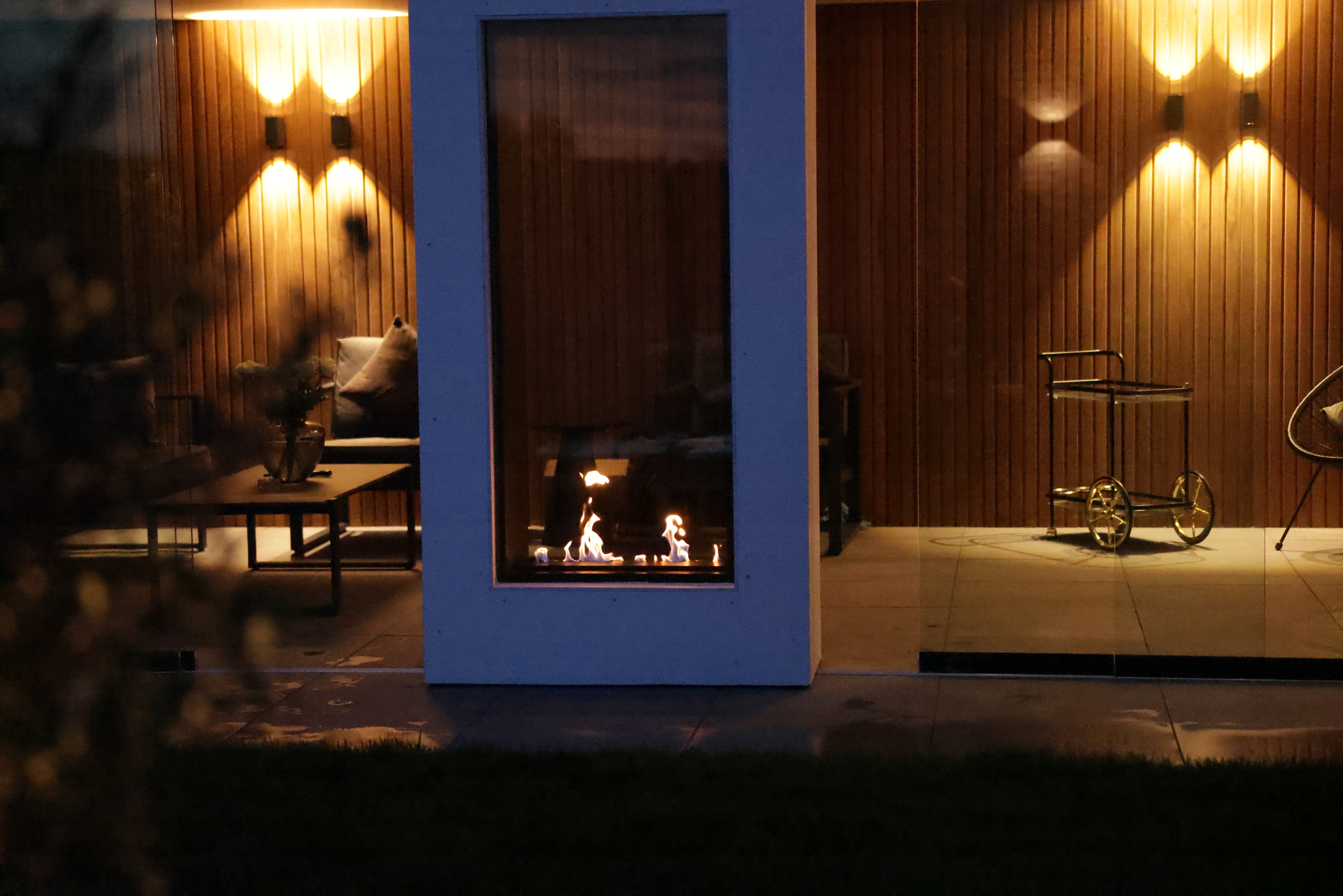 Fame Vertical Bio Ethanol Doorkijkhaard 80 x 160 cm