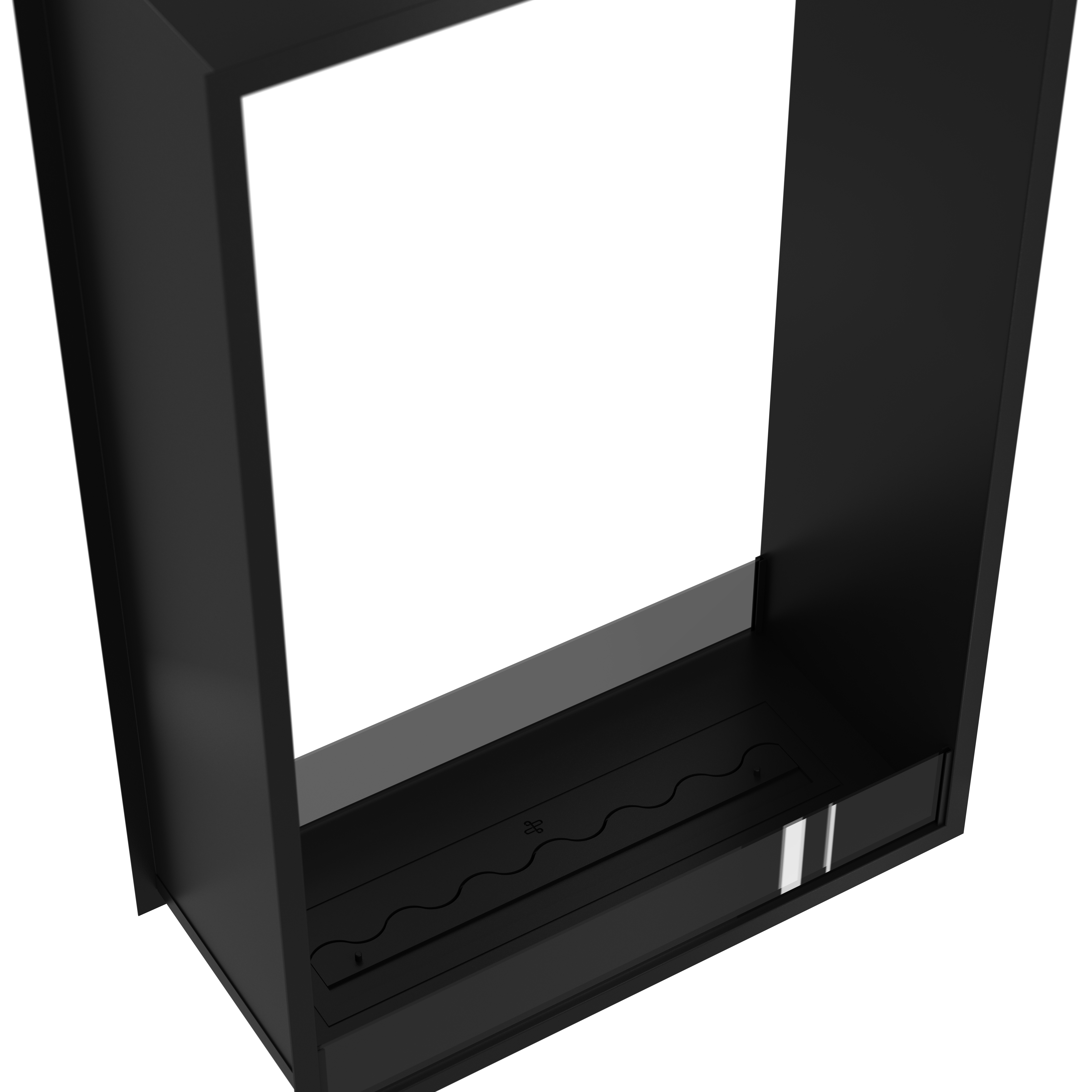 Fame Vertical Bio Ethanol Doorkijkhaard 90 x 120 cm