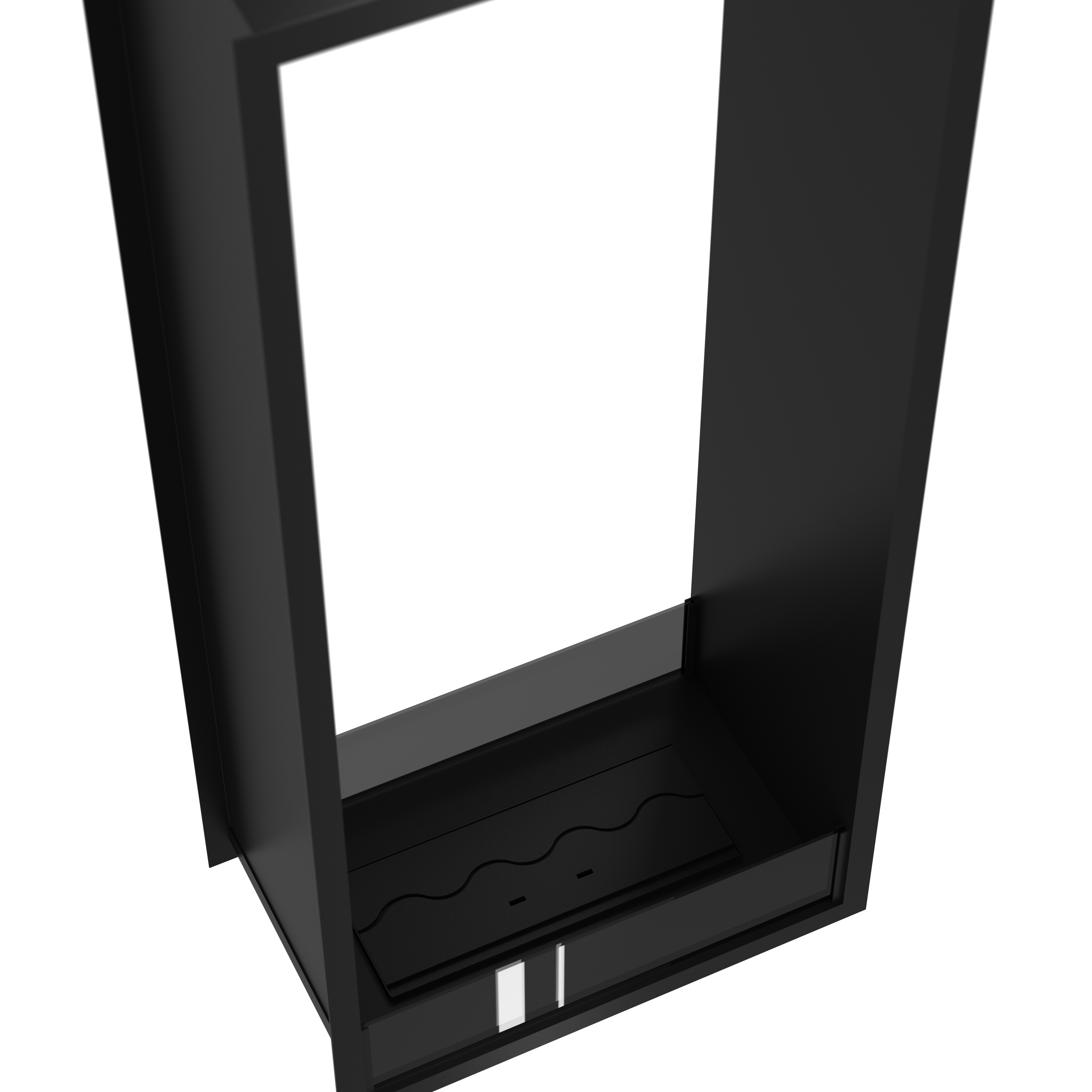 Fame Vertical Bio Ethanol Doorkijkhaard 60 x 180 cm