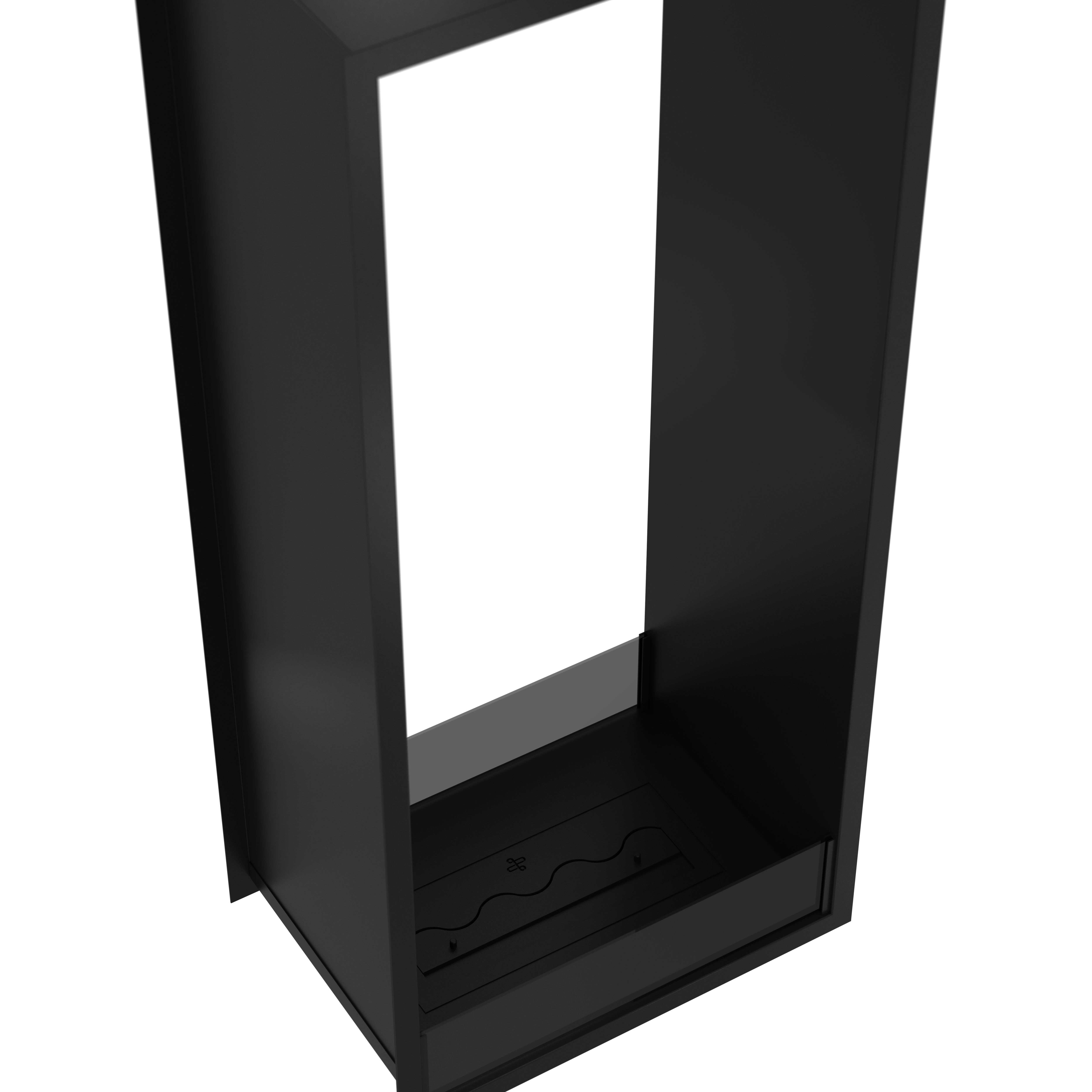 Fame Vertical Bio Ethanol Doorkijkhaard 60 x 160 cm