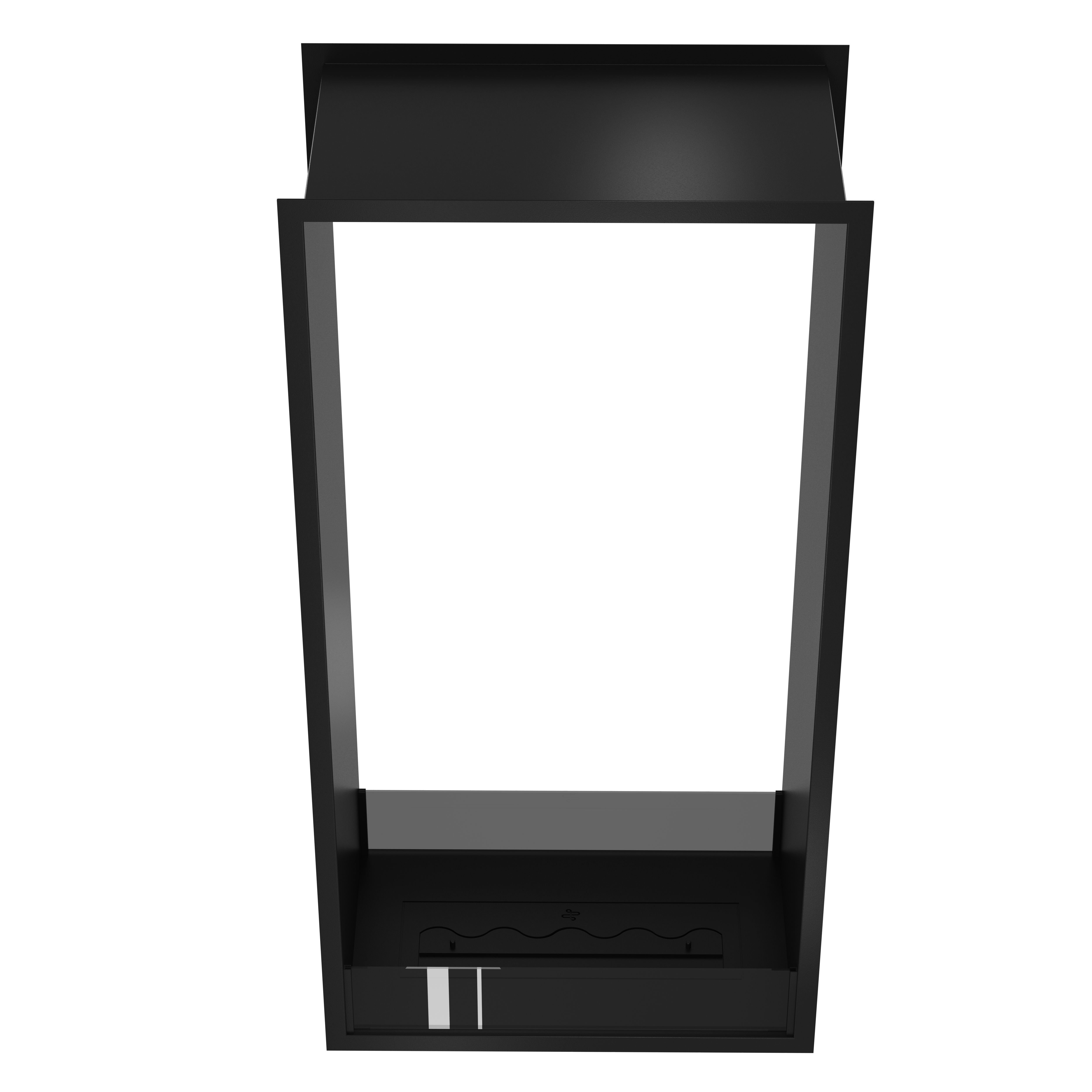 Fame Vertical Bio Ethanol Doorkijkhaard 70 x 140 cm