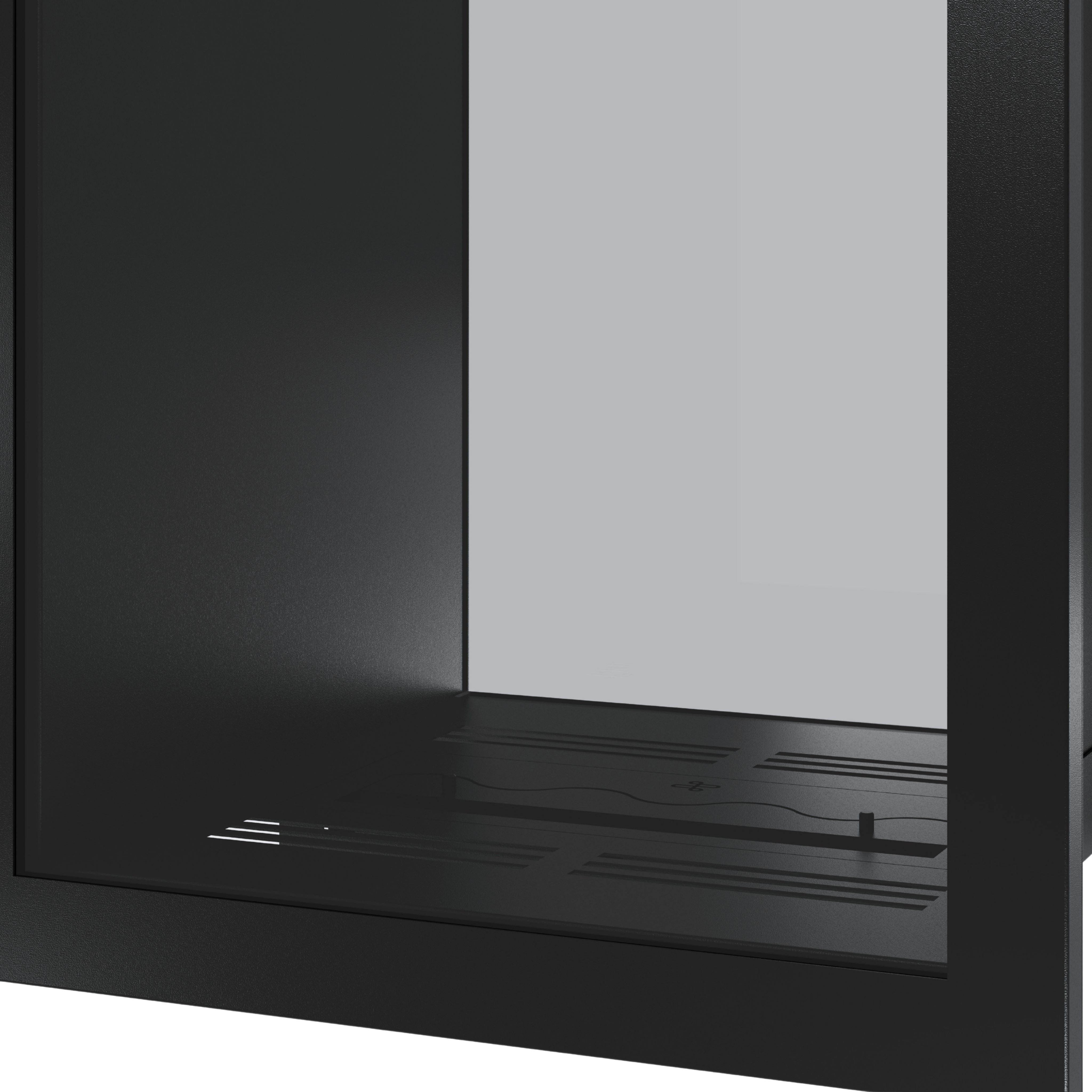 Fame Vertical Doorkijkhaard Met Volle Glas 60 x 100 cm