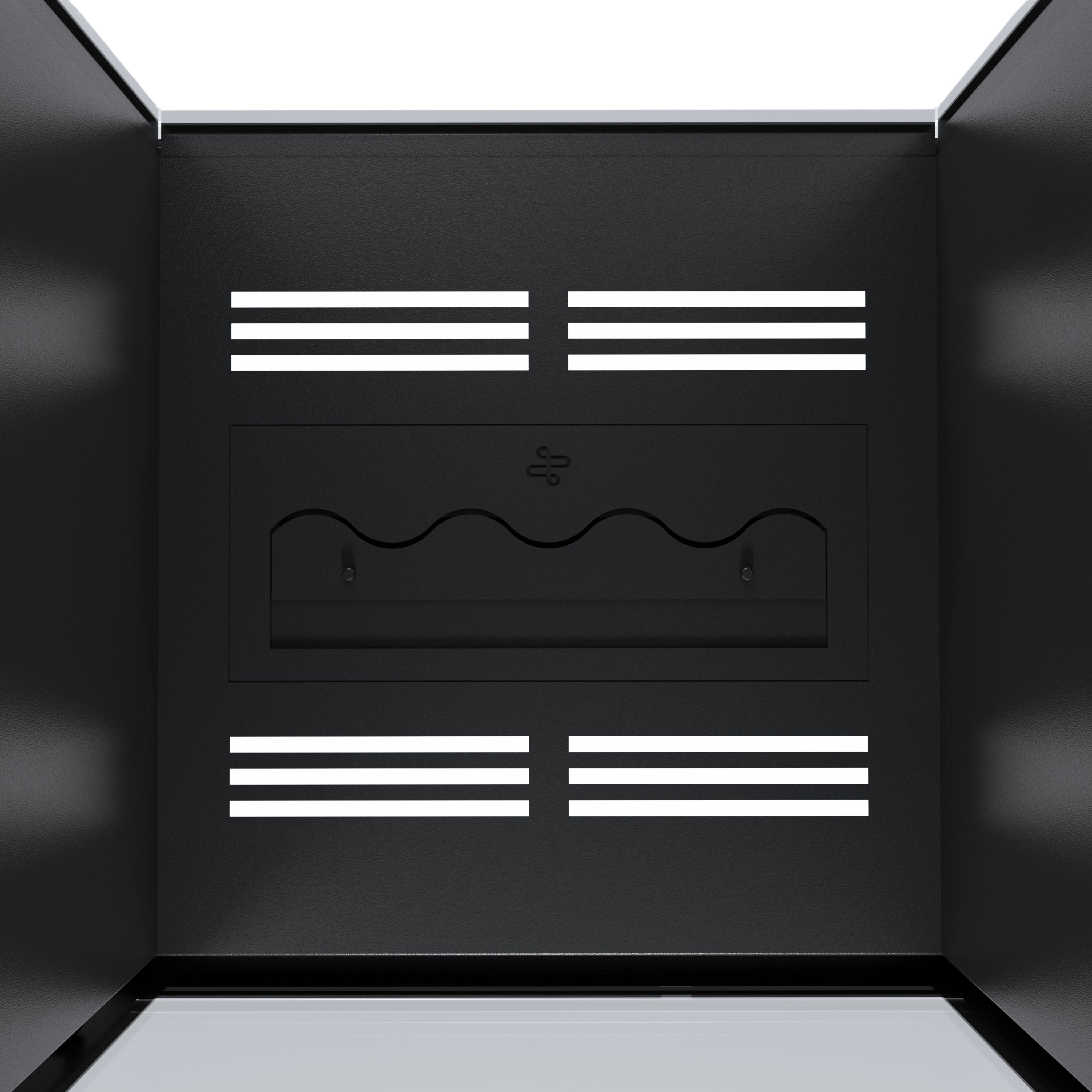 Fame Vertical Doorkijkhaard Met Volle Glas 60 x 100 cm