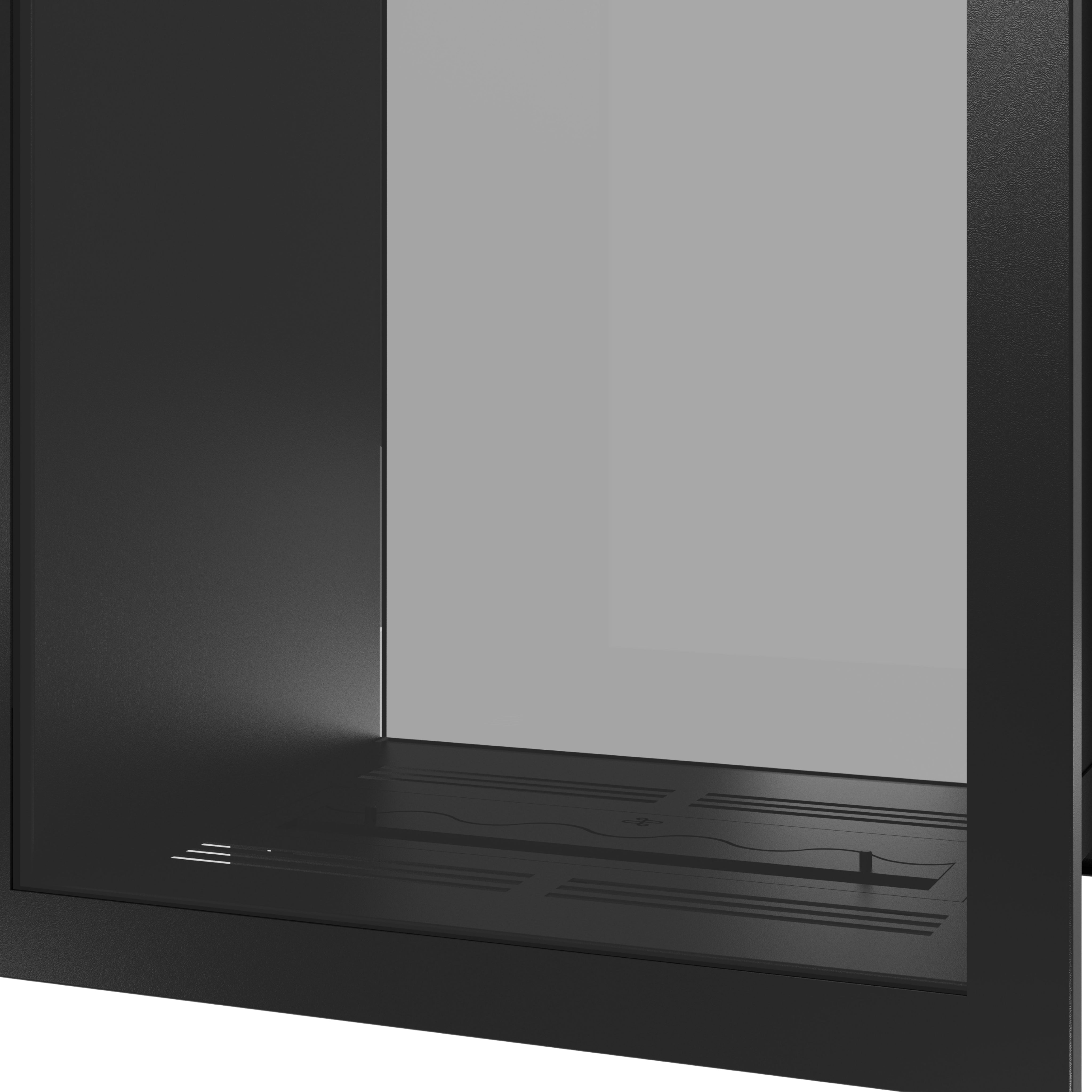 Fame Vertical Doorkijkhaard Met Volle Glas 70 x 100 cm